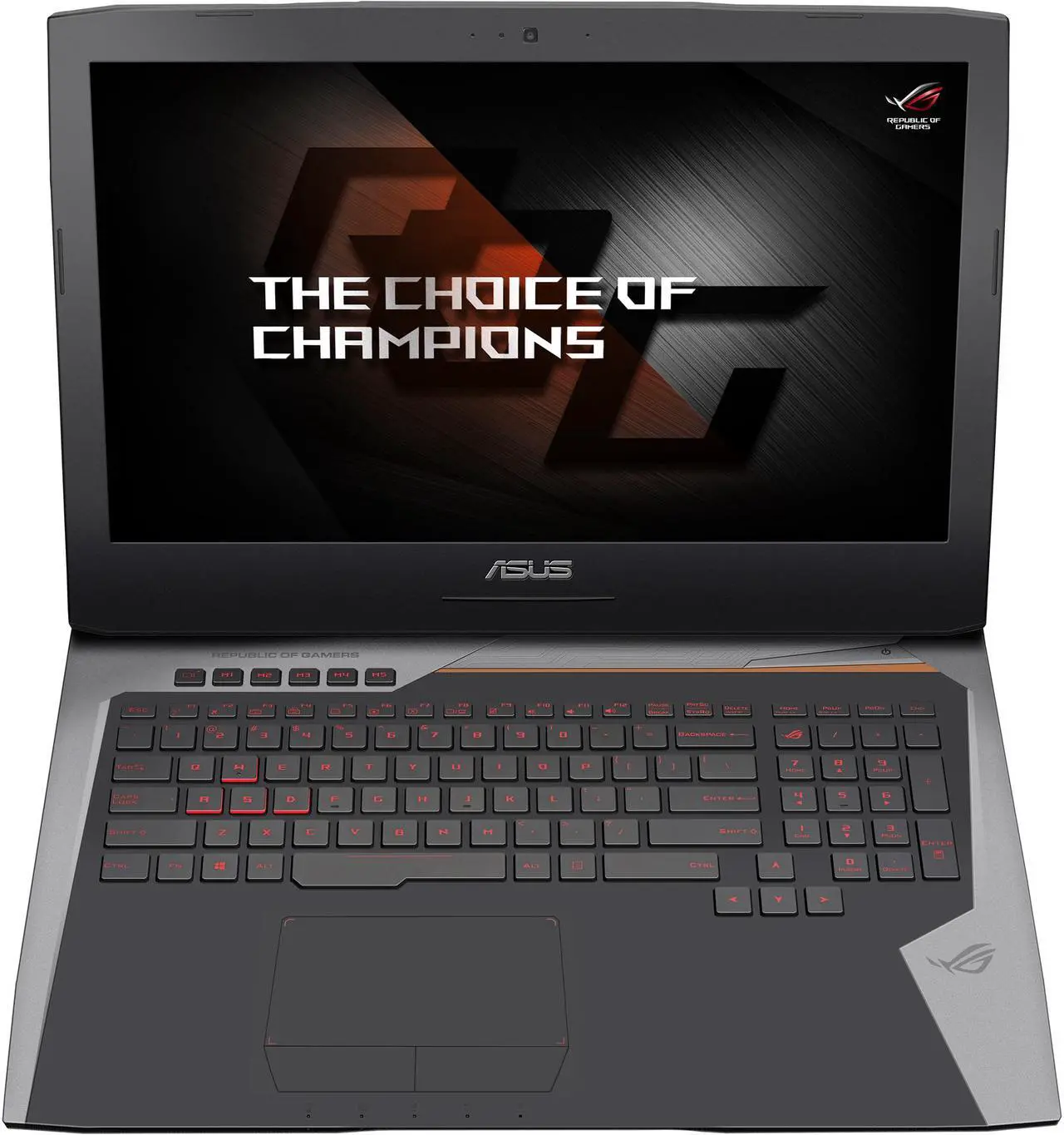 Main image of ASUS ROG G752VS-XS74K 17.3" 120Hz G-sync Intel Core i7 7th Gen Unlocked 7820HK NVIDIA GeForce GTX 1070 VR Ready 512 GB SSD 16GB Memory 1 TB HDD Windows 10 Pro 64-Bit Gaming Laptop