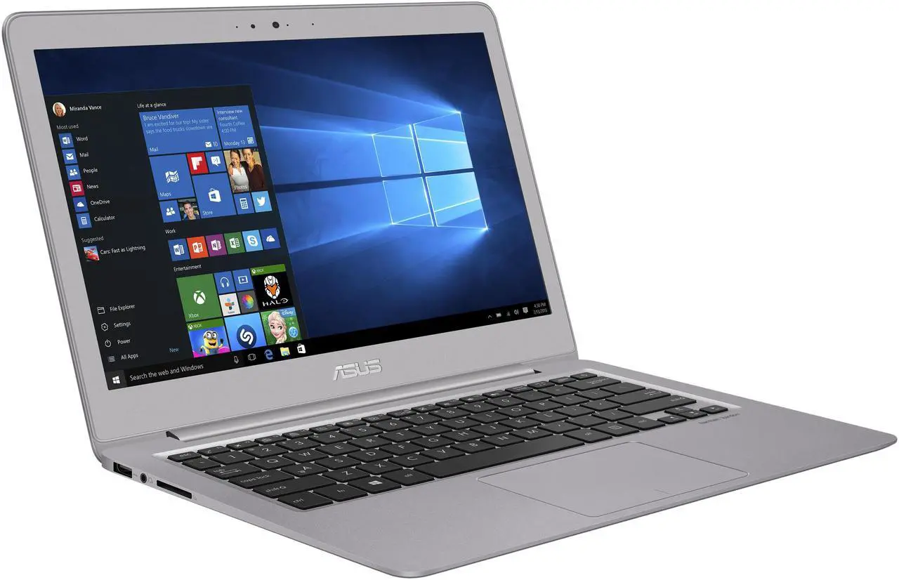 Alt view image 3 of 12 - ASUS Laptop Zenbook UX330UA-DS74 Intel Core i7 7th Gen 7500U (2.70 GHz) 16 GB Memory 512 GB SSD Intel HD Graphics 620 13.3" Windows 10 Home 64-Bit