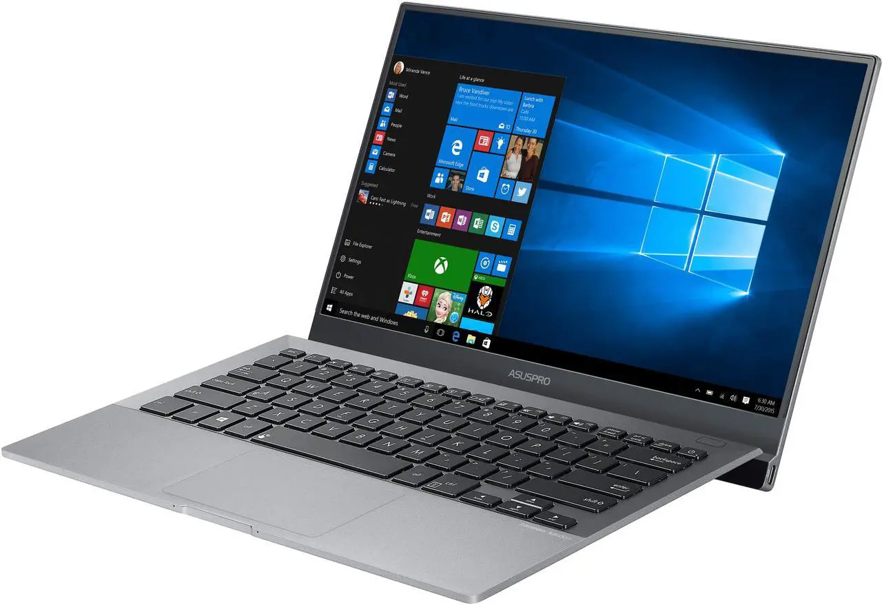 Main image of ASUS PRO B9440 Ultra Thin and Light Business Laptop, 14" Wideview Full HD Narrow Bezel Display, Intel Core i5-7200U 2.5 GHz Processor, 512 GB SSD, 8 GB RAM, Windows 10 Pro, Fingerprint, 10 Hours Battery Life ONLY @ NEWEGG