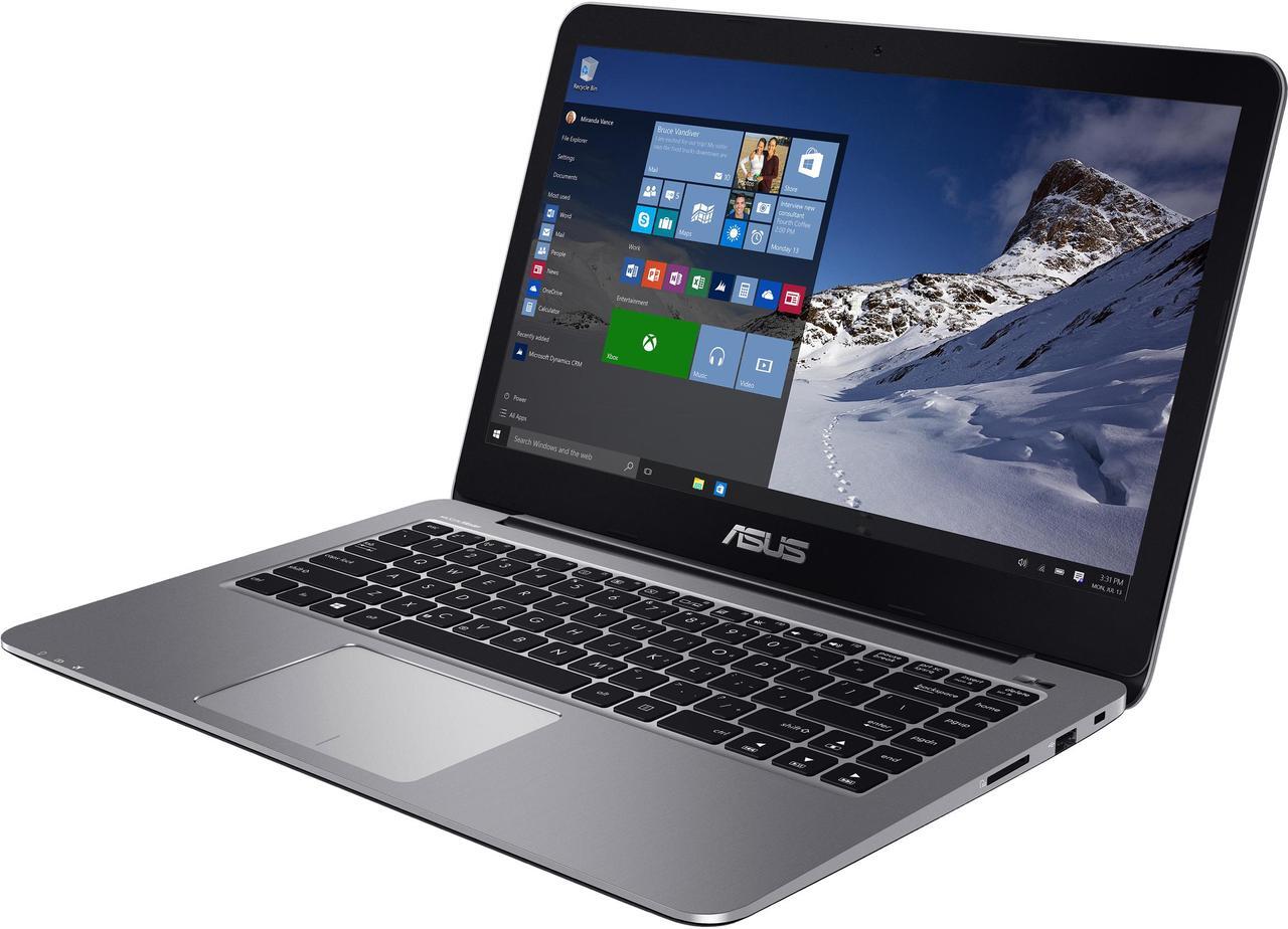 Main image of ASUS VivoBook E403NA-US21 14" FHD Laptop, Intel Quad Core N4200 2M Cache, up to 2.5 GHz Processor, 128 GB eMMC Flash Storage, 4 GB DDR3 RAM, Windows 10 Signature Edition, Fingerprint Reader