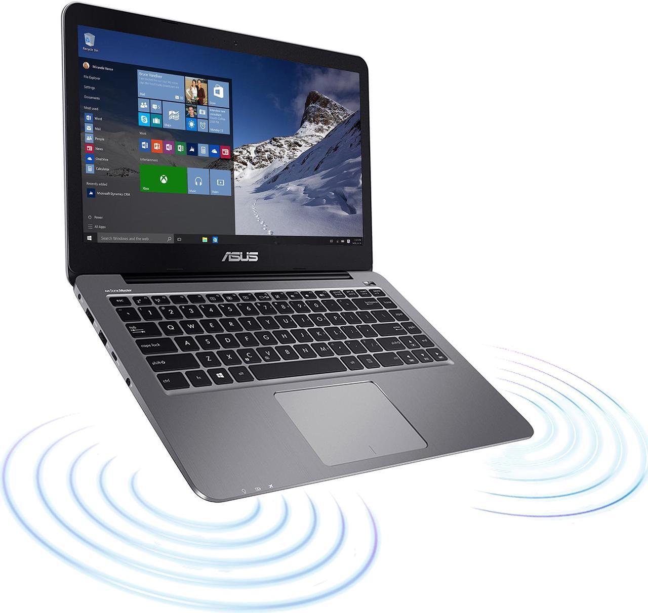 Alt view image 9 of 14 - ASUS VivoBook E403NA-US21 14" FHD Laptop, Intel Quad Core N4200 2M Cache, up to 2.5 GHz Processor, 128 GB eMMC Flash Storage, 4 GB DDR3 RAM, Windows 10 Signature Edition, Fingerprint Reader