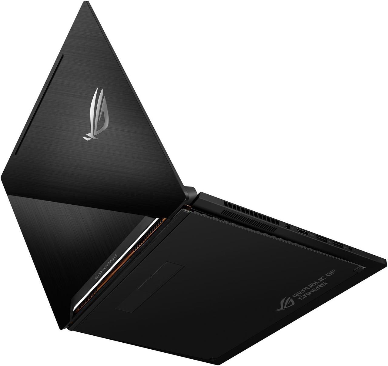 Alt view image 18 of 20 - ASUS ROG Zephyrus GX501VI-XS74 15.6" Full-HD 120 Hz Ultra-portable Intel Core i7 7th Gen 7700HQ 2.8 GHz GeForce GTX 1080 VR Ready 8 GB GDDR5X 512 GB PCIe SSD 16 GB DDR4 Memory Windows 10 Pro Gaming Laptop