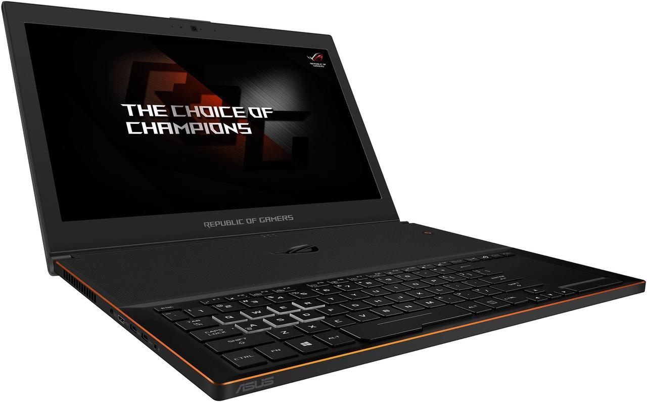 Alt view image 5 of 20 - ASUS ROG Zephyrus GX501VI-XS74 15.6" Full-HD 120 Hz Ultra-portable Intel Core i7 7th Gen 7700HQ 2.8 GHz GeForce GTX 1080 VR Ready 8 GB GDDR5X 512 GB PCIe SSD 16 GB DDR4 Memory Windows 10 Pro Gaming Laptop
