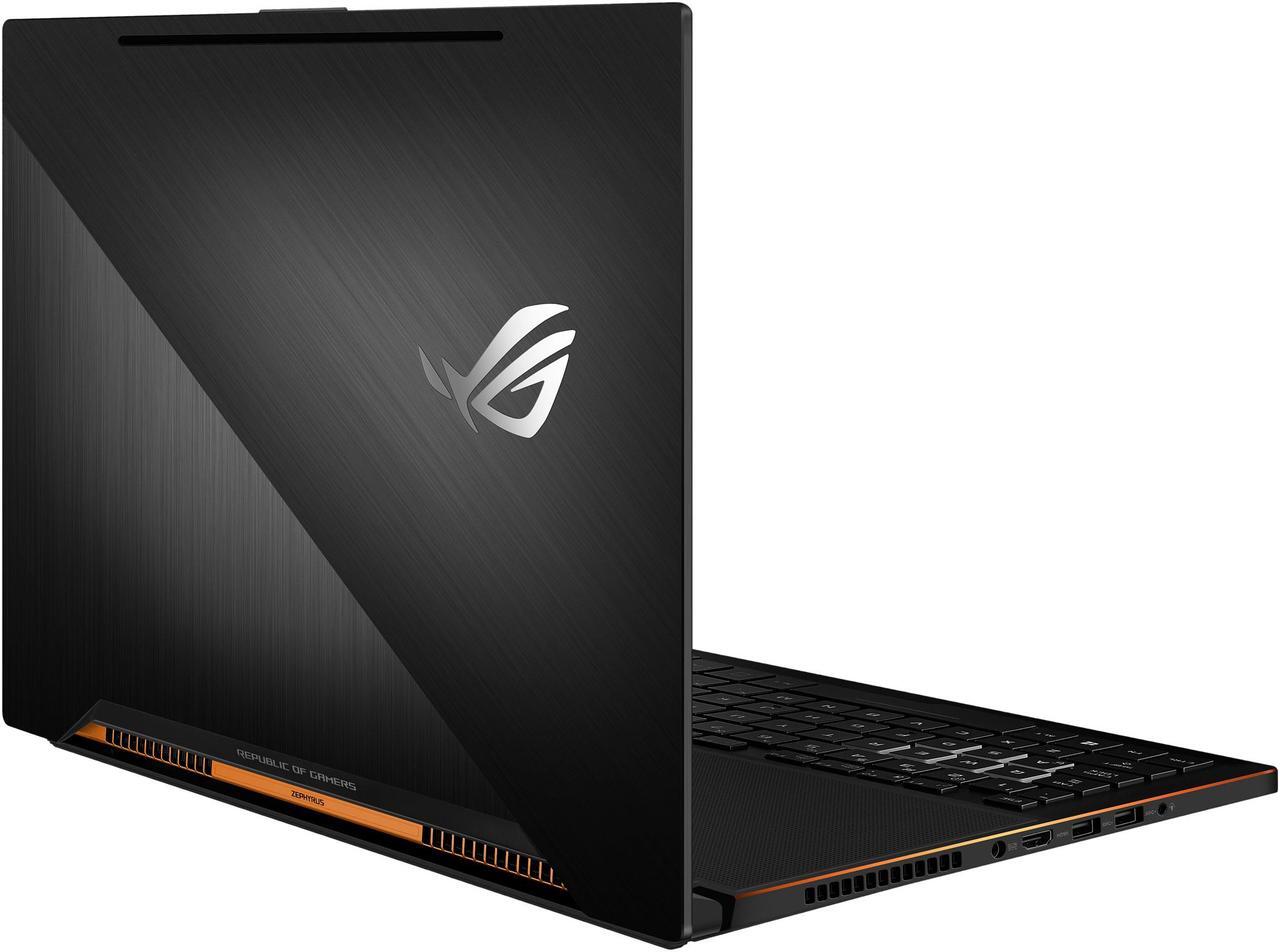 Alt view image 16 of 20 - ASUS ROG Zephyrus GX501VI-XS74 15.6" Full-HD 120 Hz Ultra-portable Intel Core i7 7th Gen 7700HQ 2.8 GHz GeForce GTX 1080 VR Ready 8 GB GDDR5X 512 GB PCIe SSD 16 GB DDR4 Memory Windows 10 Pro Gaming Laptop