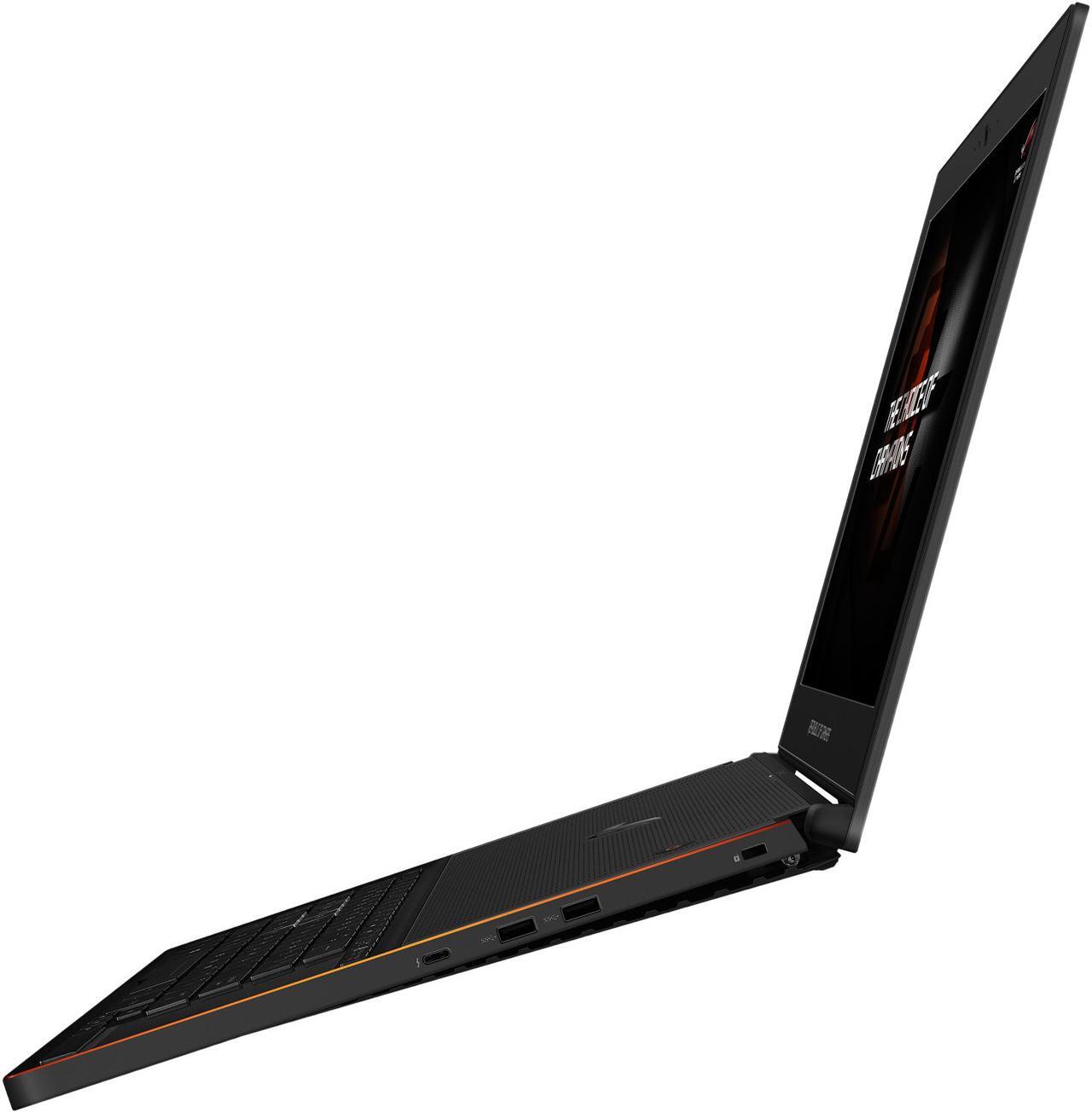 Alt view image 15 of 20 - ASUS ROG Zephyrus GX501VI-XS74 15.6" Full-HD 120 Hz Ultra-portable Intel Core i7 7th Gen 7700HQ 2.8 GHz GeForce GTX 1080 VR Ready 8 GB GDDR5X 512 GB PCIe SSD 16 GB DDR4 Memory Windows 10 Pro Gaming Laptop