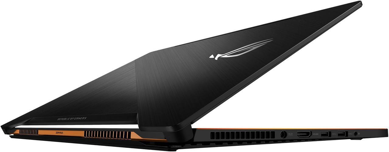 Alt view image 20 of 20 - ASUS ROG Zephyrus GX501VI-XS74 15.6" Full-HD 120 Hz Ultra-portable Intel Core i7 7th Gen 7700HQ 2.8 GHz GeForce GTX 1080 VR Ready 8 GB GDDR5X 512 GB PCIe SSD 16 GB DDR4 Memory Windows 10 Pro Gaming Laptop