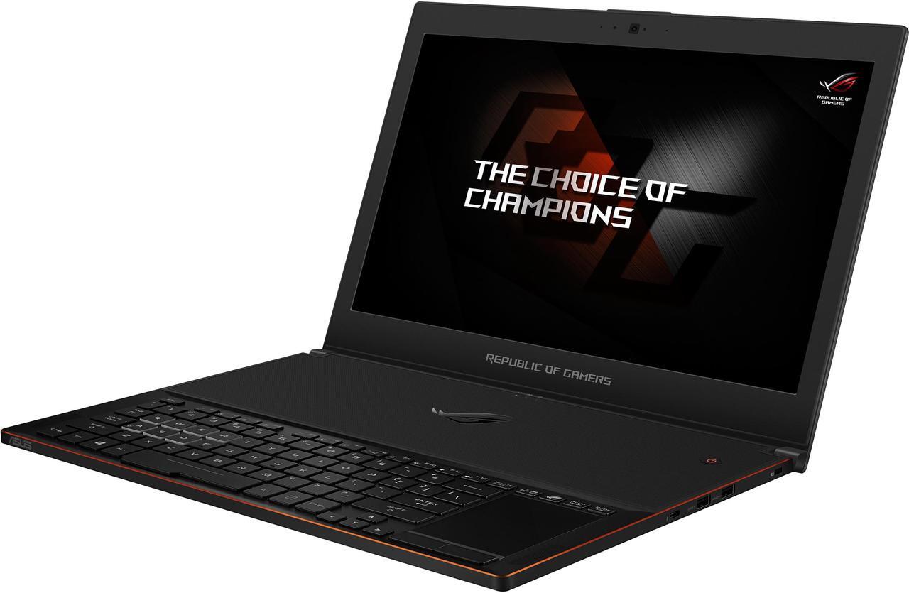 Main image of ASUS ROG Zephyrus GX501VI-XS74 15.6" Full-HD 120 Hz Ultra-portable Intel Core i7 7th Gen 7700HQ 2.8 GHz GeForce GTX 1080 VR Ready 8 GB GDDR5X 512 GB PCIe SSD 16 GB DDR4 Memory Windows 10 Pro Gaming Laptop