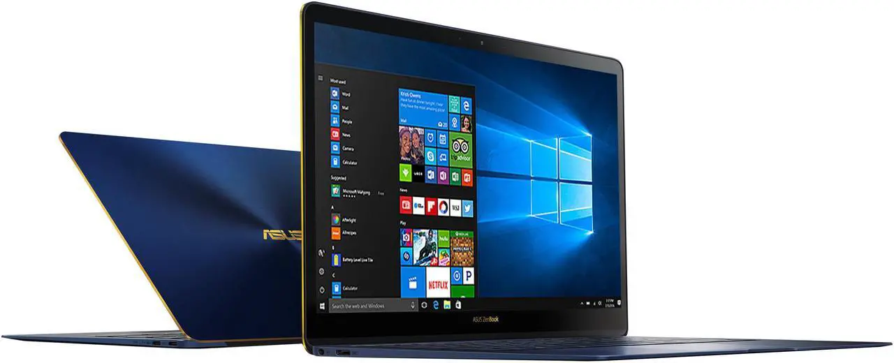 Alt view image 4 of 14 - ASUS ZenBook 3 Deluxe UX490UA-XH74-BL 14" FHD Ultraportable Laptop, Intel Core i7-8550U, 16 GB RAM, 512 GB NVMe SSD, Windows 10 Pro, Royal Blue