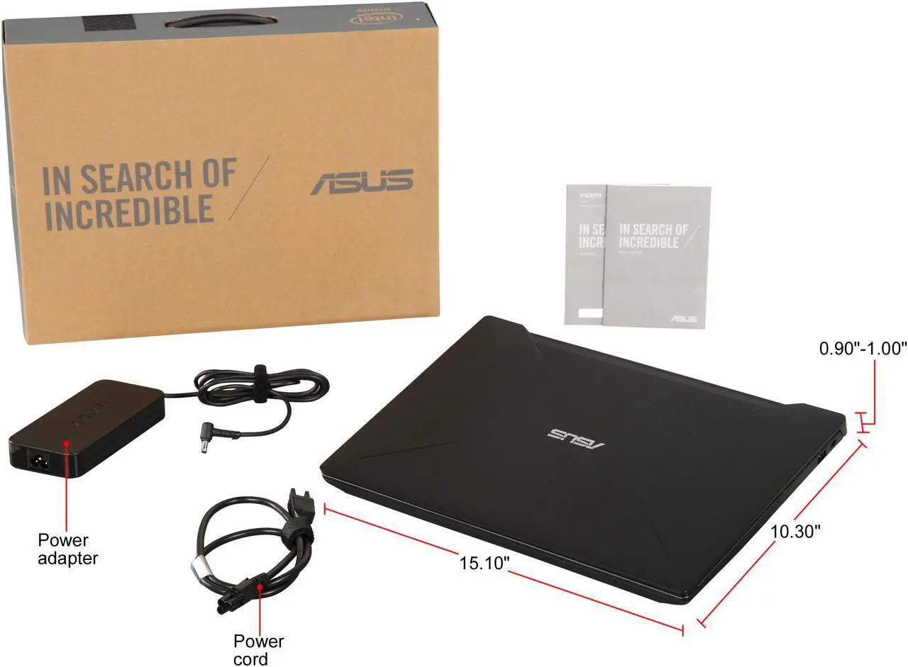 Alt view image 12 of 11 - ASUS FX503VD 15.6" FHD Powerful Gaming Laptop, Intel Core i5-7300HQ 2.5 GHz Processor, GeForce GTX 1050, 1 TB SSHD, 8 GB DDR4, Windows 10 Home