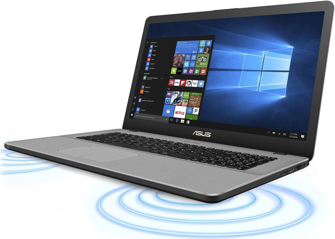 Alt view image 9 of 11 - ASUS VivoBook Pro 17 N705UD-EH76 17.3" Thin and Portable FHD Laptop, GTX 1050, Intel Core i7-8550U 1.80 GHz Processor, 16 GB DDR4 RAM, 256 GB SSD + 1 TB HDD, 802.11ac Wi-Fi, USB-C, Backlit Keyboard, Windows 10
