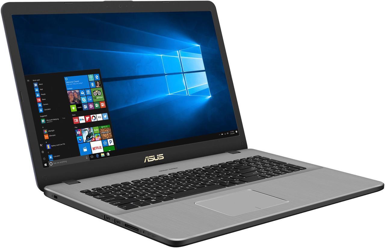 Alt view image 3 of 11 - ASUS VivoBook Pro 17 N705UD-EH76 17.3" Thin and Portable FHD Laptop, GTX 1050, Intel Core i7-8550U 1.80 GHz Processor, 16 GB DDR4 RAM, 256 GB SSD + 1 TB HDD, 802.11ac Wi-Fi, USB-C, Backlit Keyboard, Windows 10