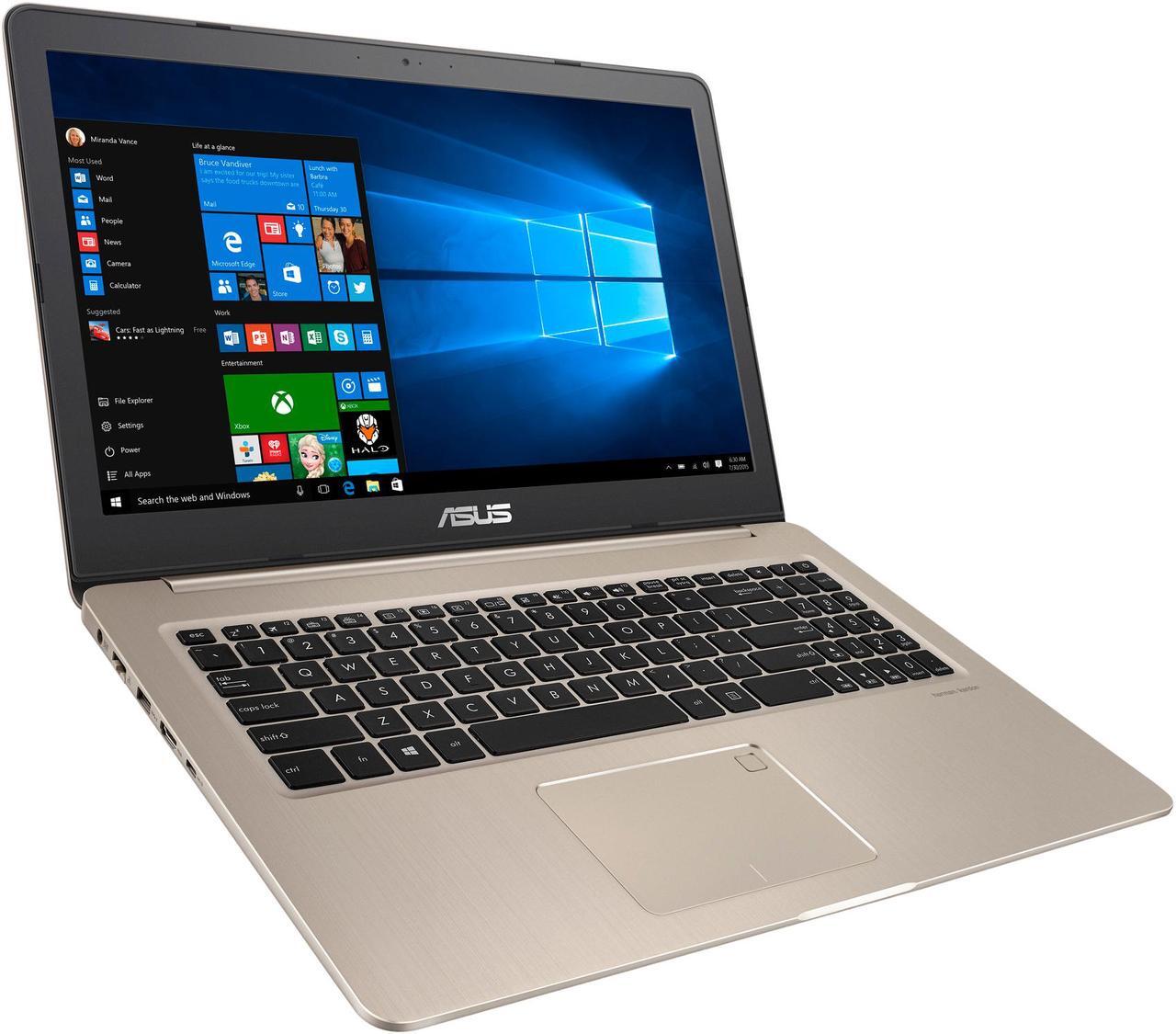 Alt view image 4 of 16 - ASUS VivoBook Pro 15 4K Touchscreen Laptop Intel Core i7-7700HQ Processor (Turbo to 3.8 GHz) GeForce GTX 1050 4 GB 16 GB DDR4 RAM 256 GB SSD + 2 TB HDD 15.6" UHD (3840 x 2160) WideView Touchscreen Display