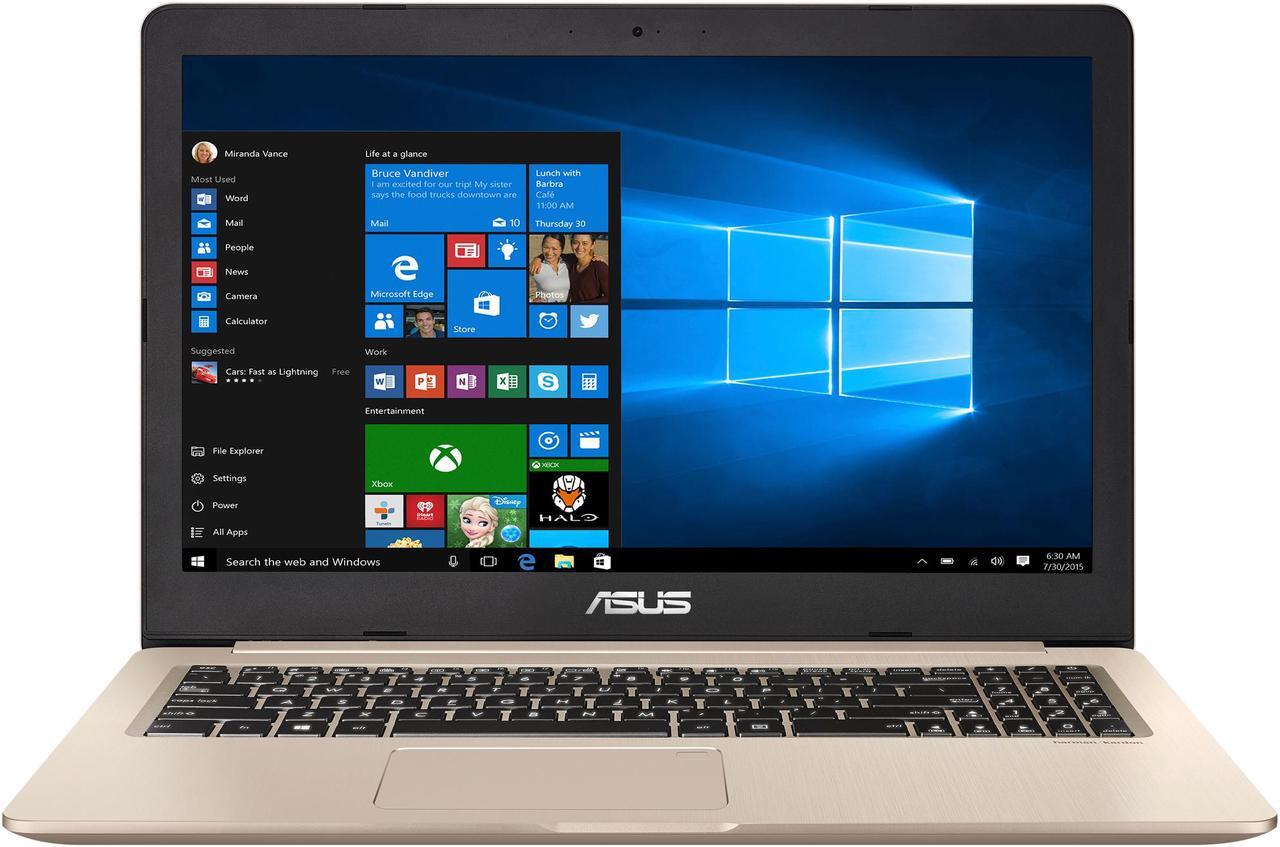 Alt view image 2 of 16 - ASUS VivoBook Pro 15 4K Touchscreen Laptop Intel Core i7-7700HQ Processor (Turbo to 3.8 GHz) GeForce GTX 1050 4 GB 16 GB DDR4 RAM 256 GB SSD + 2 TB HDD 15.6" UHD (3840 x 2160) WideView Touchscreen Display