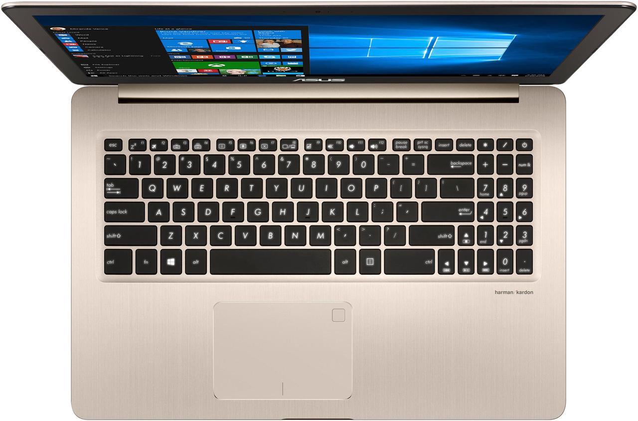 Alt view image 5 of 16 - ASUS VivoBook Pro 15 4K Touchscreen Laptop Intel Core i7-7700HQ Processor (Turbo to 3.8 GHz) GeForce GTX 1050 4 GB 16 GB DDR4 RAM 256 GB SSD + 2 TB HDD 15.6" UHD (3840 x 2160) WideView Touchscreen Display