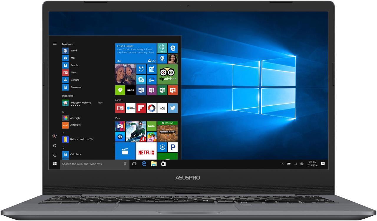 Alt view image 3 of 20 - ASUSPRO P5440UF-XB74 Thin and Light Business Laptop, 14" Wideview FHD Display, 8th Gen Intel Core i7-8550U 1.8 GHz Processor, 512 GB SSD, 16 GB RAM, NVIDIA GeForce MX130, Windows 10 Pro, Fingerprint