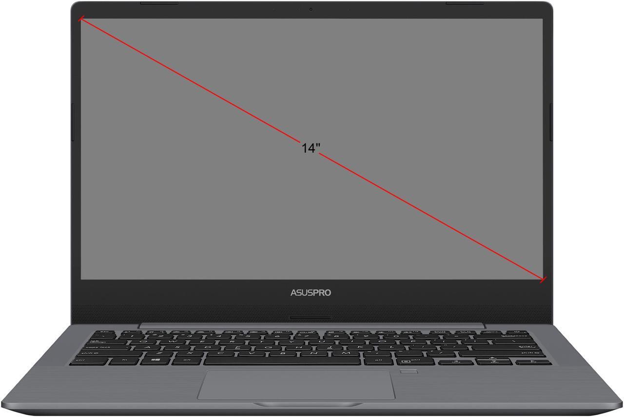 Alt view image 18 of 20 - ASUSPRO P5440UF-XB74 Thin and Light Business Laptop, 14" Wideview FHD Display, 8th Gen Intel Core i7-8550U 1.8 GHz Processor, 512 GB SSD, 16 GB RAM, NVIDIA GeForce MX130, Windows 10 Pro, Fingerprint