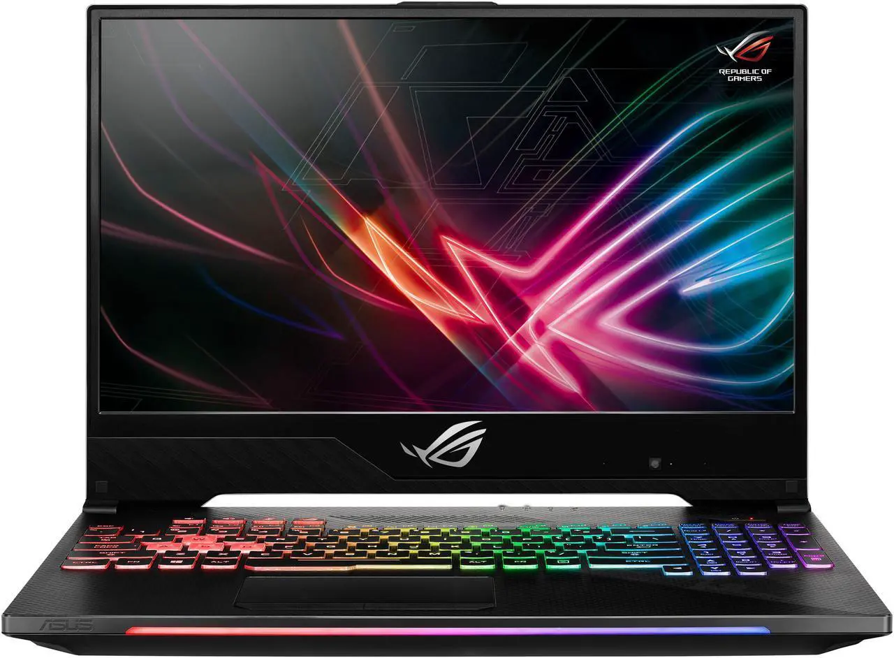 Alt view image 2 of 11 - ASUS GL504GS-DS74 ROG Strix SCAR II Gaming Laptop, 15.6" 144 Hz IPS-Type Slim Bezel Display, GeForce GTX 1070 8 GB, Intel Core i7-8750H Processor (up to 3.9 GHz), 256 GB PCIe SSD + 1 TB SSHD, 16 GB DDR4, RGB Keyboard