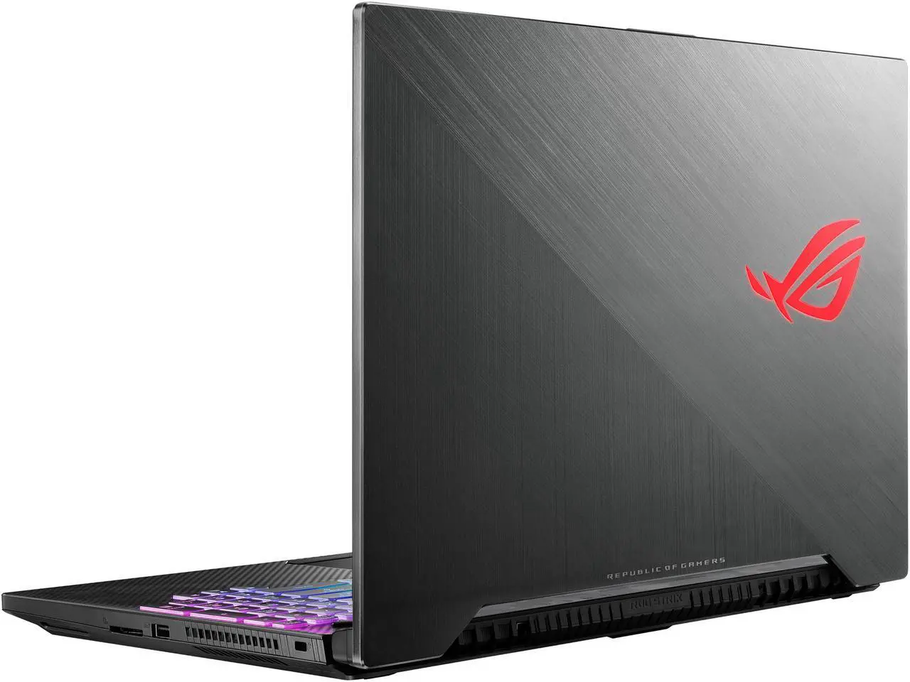 Alt view image 8 of 11 - ASUS GL504GS-DS74 ROG Strix SCAR II Gaming Laptop, 15.6" 144 Hz IPS-Type Slim Bezel Display, GeForce GTX 1070 8 GB, Intel Core i7-8750H Processor (up to 3.9 GHz), 256 GB PCIe SSD + 1 TB SSHD, 16 GB DDR4, RGB Keyboard