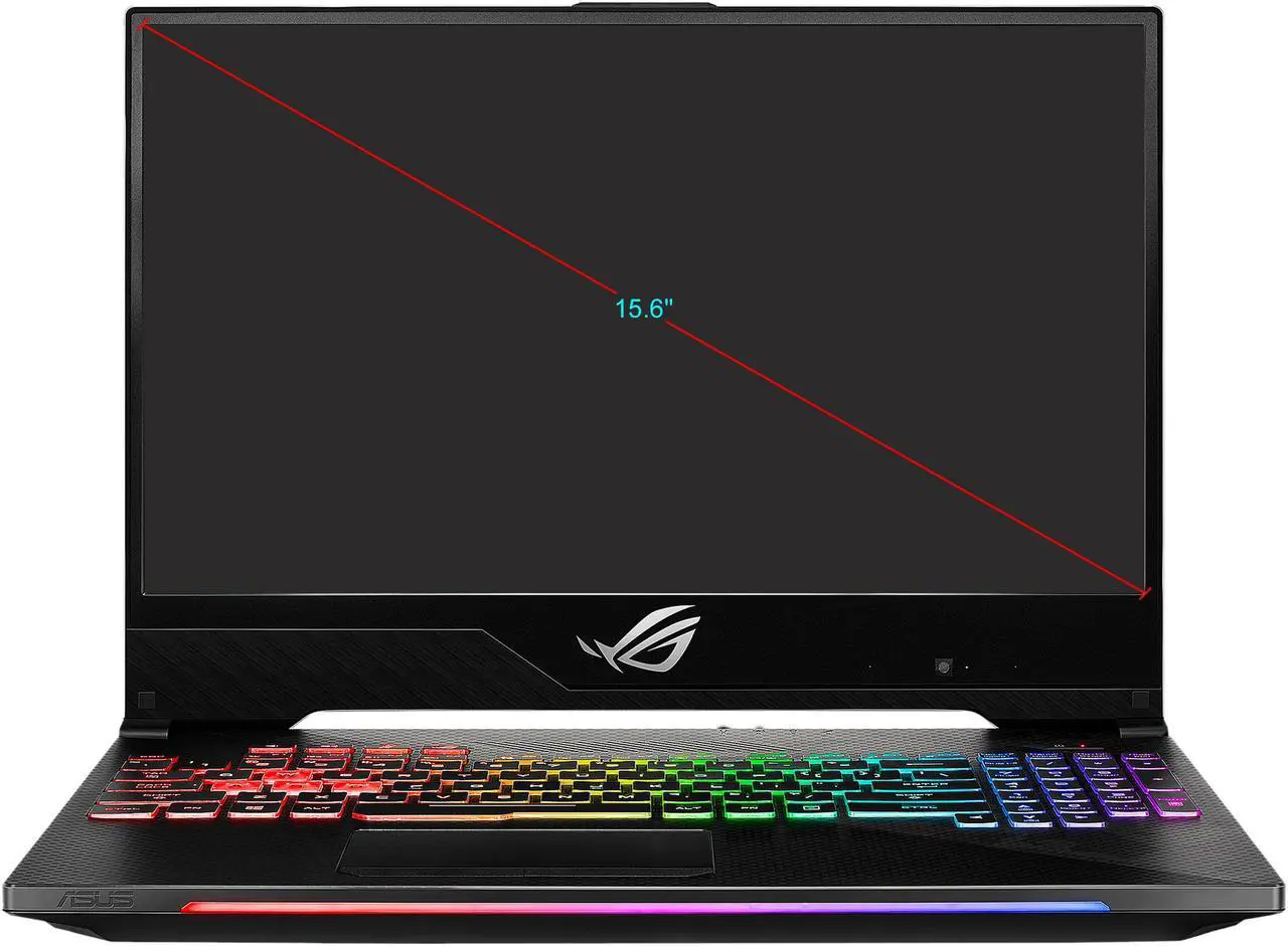Alt view image 11 of 11 - ASUS GL504GS-DS74 ROG Strix SCAR II Gaming Laptop, 15.6" 144 Hz IPS-Type Slim Bezel Display, GeForce GTX 1070 8 GB, Intel Core i7-8750H Processor (up to 3.9 GHz), 256 GB PCIe SSD + 1 TB SSHD, 16 GB DDR4, RGB Keyboard