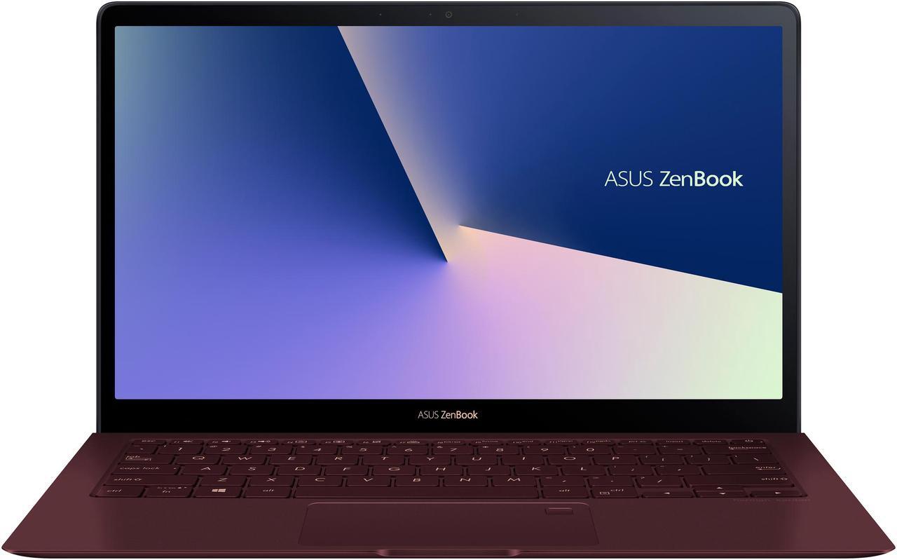 Alt view image 2 of 17 - ASUS ZenBook S UX391UA-XB71-R Ultra-thin and light 13.3-inch FHD Laptop, Intel Core i7-8550U, 8GB RAM, 256GB SATA SSD, Windows 10 Pro, FP Sensor, Thunderbolt, Burgundy Red