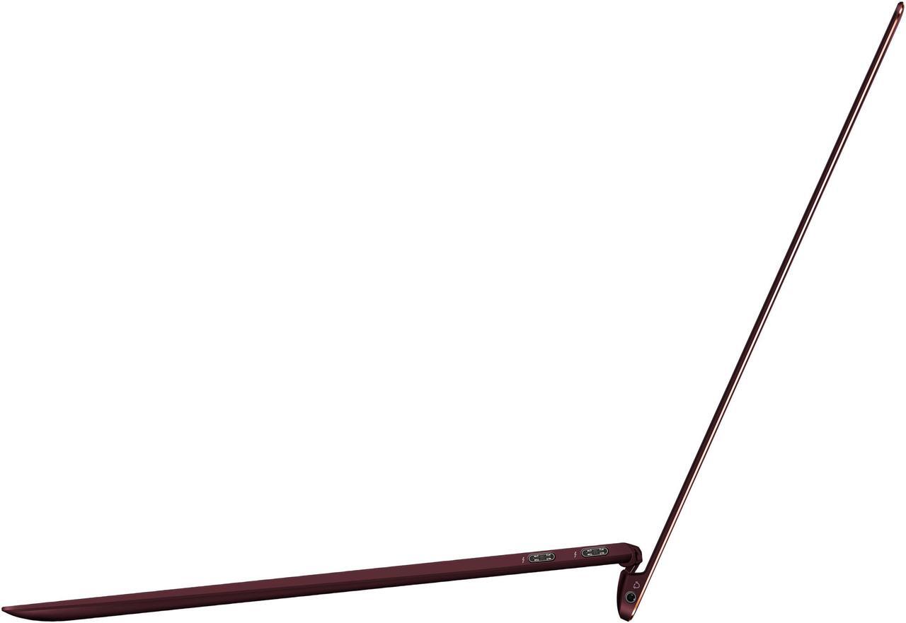 Alt view image 8 of 17 - ASUS ZenBook S UX391UA-XB71-R Ultra-thin and light 13.3-inch FHD Laptop, Intel Core i7-8550U, 8GB RAM, 256GB SATA SSD, Windows 10 Pro, FP Sensor, Thunderbolt, Burgundy Red