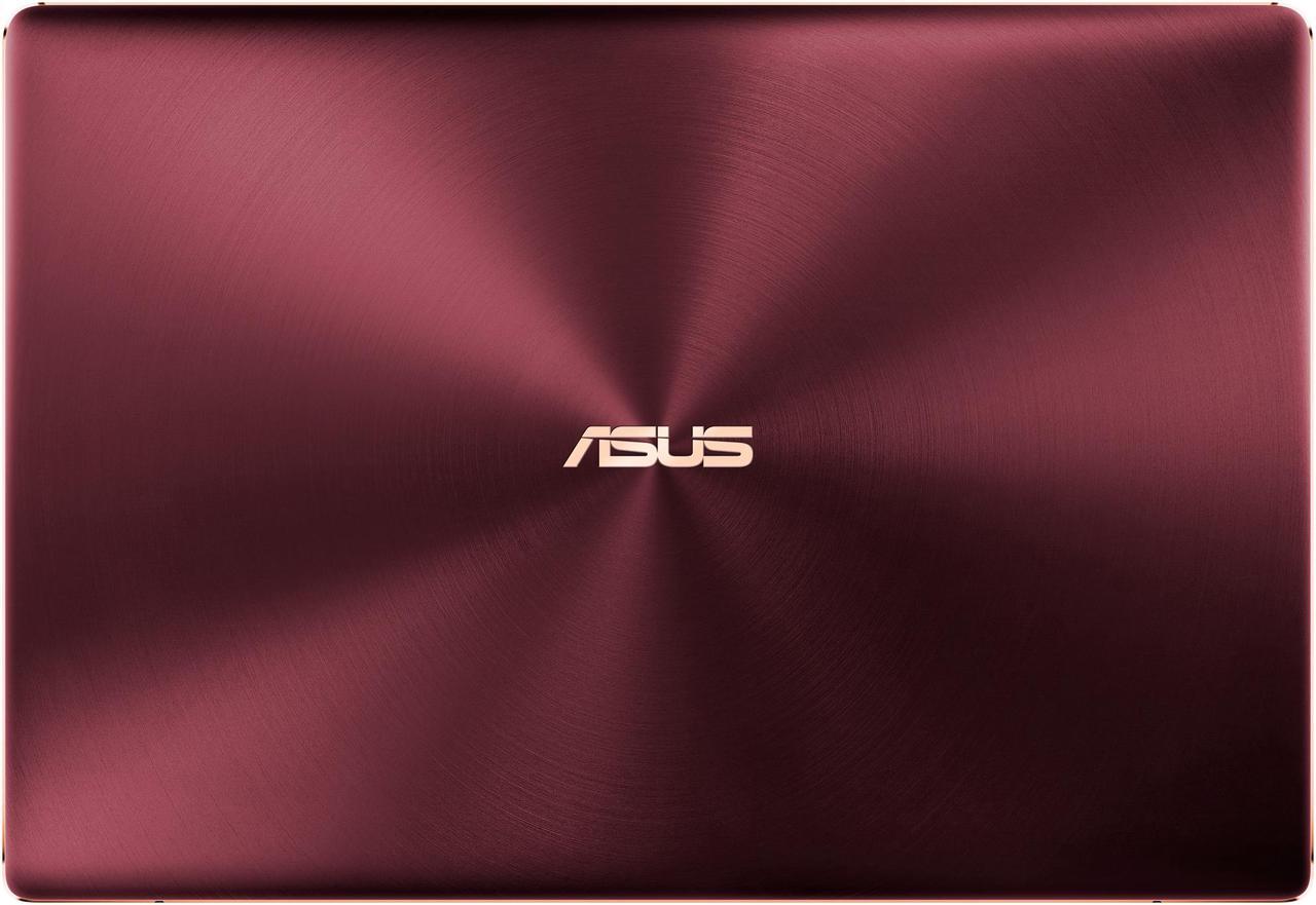Alt view image 13 of 17 - ASUS ZenBook S UX391UA-XB71-R Ultra-thin and light 13.3-inch FHD Laptop, Intel Core i7-8550U, 8GB RAM, 256GB SATA SSD, Windows 10 Pro, FP Sensor, Thunderbolt, Burgundy Red