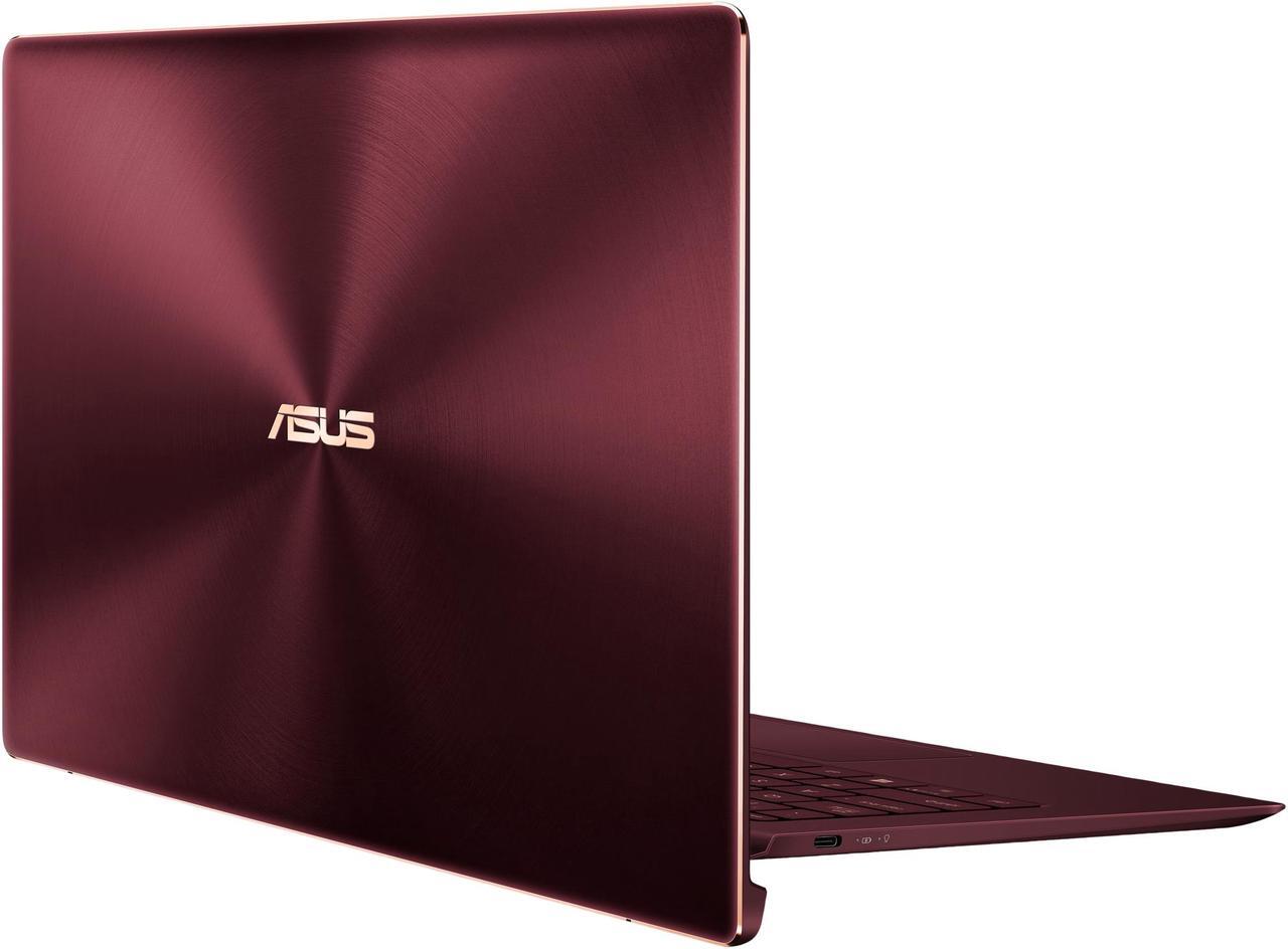 Alt view image 11 of 17 - ASUS ZenBook S UX391UA-XB71-R Ultra-thin and light 13.3-inch FHD Laptop, Intel Core i7-8550U, 8GB RAM, 256GB SATA SSD, Windows 10 Pro, FP Sensor, Thunderbolt, Burgundy Red