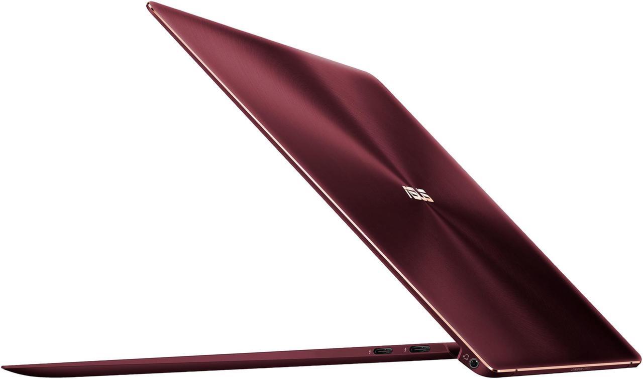 Alt view image 16 of 17 - ASUS ZenBook S UX391UA-XB71-R Ultra-thin and light 13.3-inch FHD Laptop, Intel Core i7-8550U, 8GB RAM, 256GB SATA SSD, Windows 10 Pro, FP Sensor, Thunderbolt, Burgundy Red