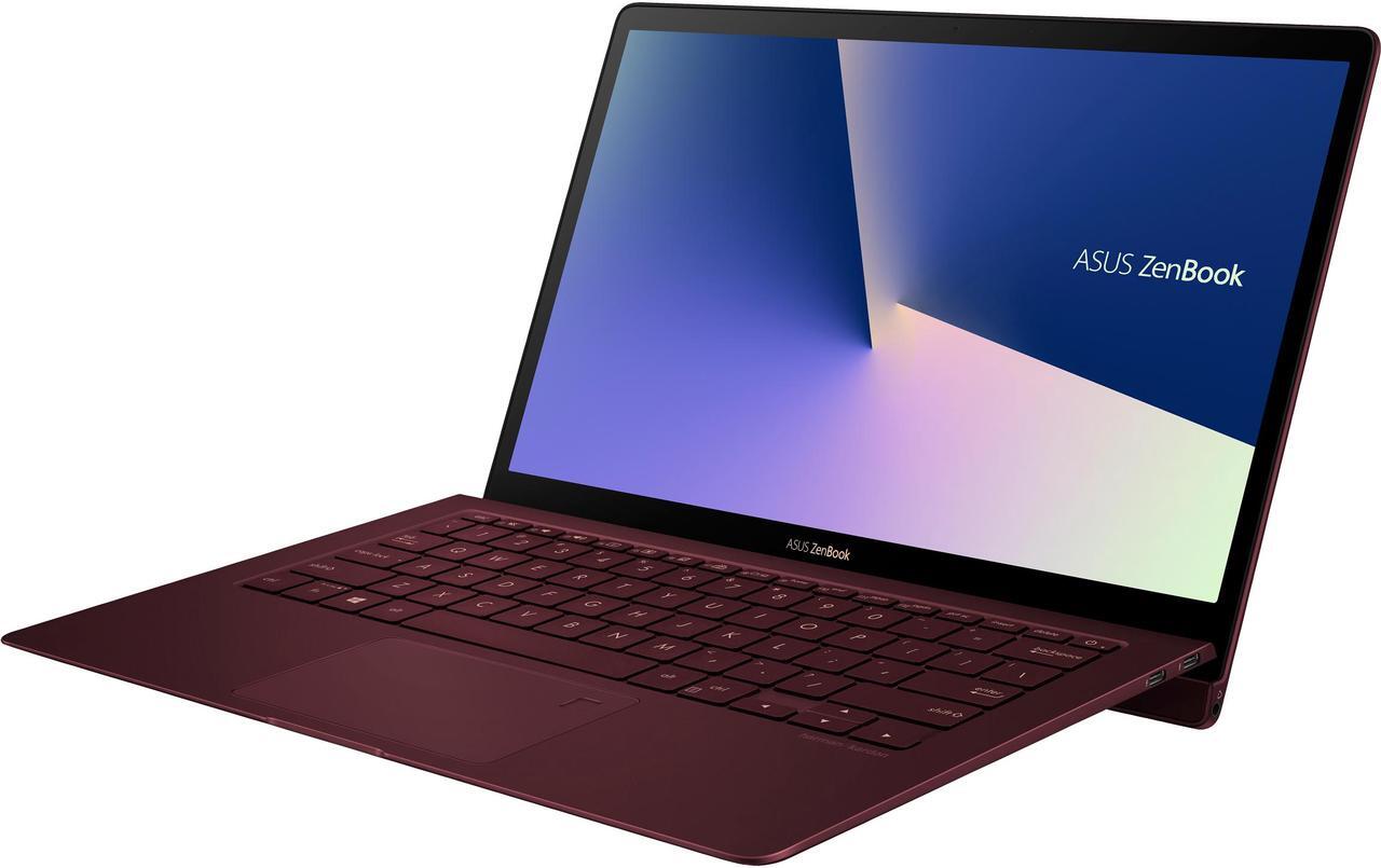 Main image of ASUS ZenBook S UX391UA-XB71-R Ultra-thin and light 13.3-inch FHD Laptop, Intel Core i7-8550U, 8GB RAM, 256GB SATA SSD, Windows 10 Pro, FP Sensor, Thunderbolt, Burgundy Red