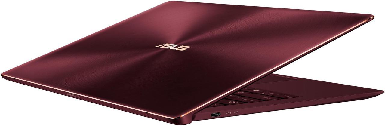 Alt view image 15 of 17 - ASUS ZenBook S UX391UA-XB71-R Ultra-thin and light 13.3-inch FHD Laptop, Intel Core i7-8550U, 8GB RAM, 256GB SATA SSD, Windows 10 Pro, FP Sensor, Thunderbolt, Burgundy Red