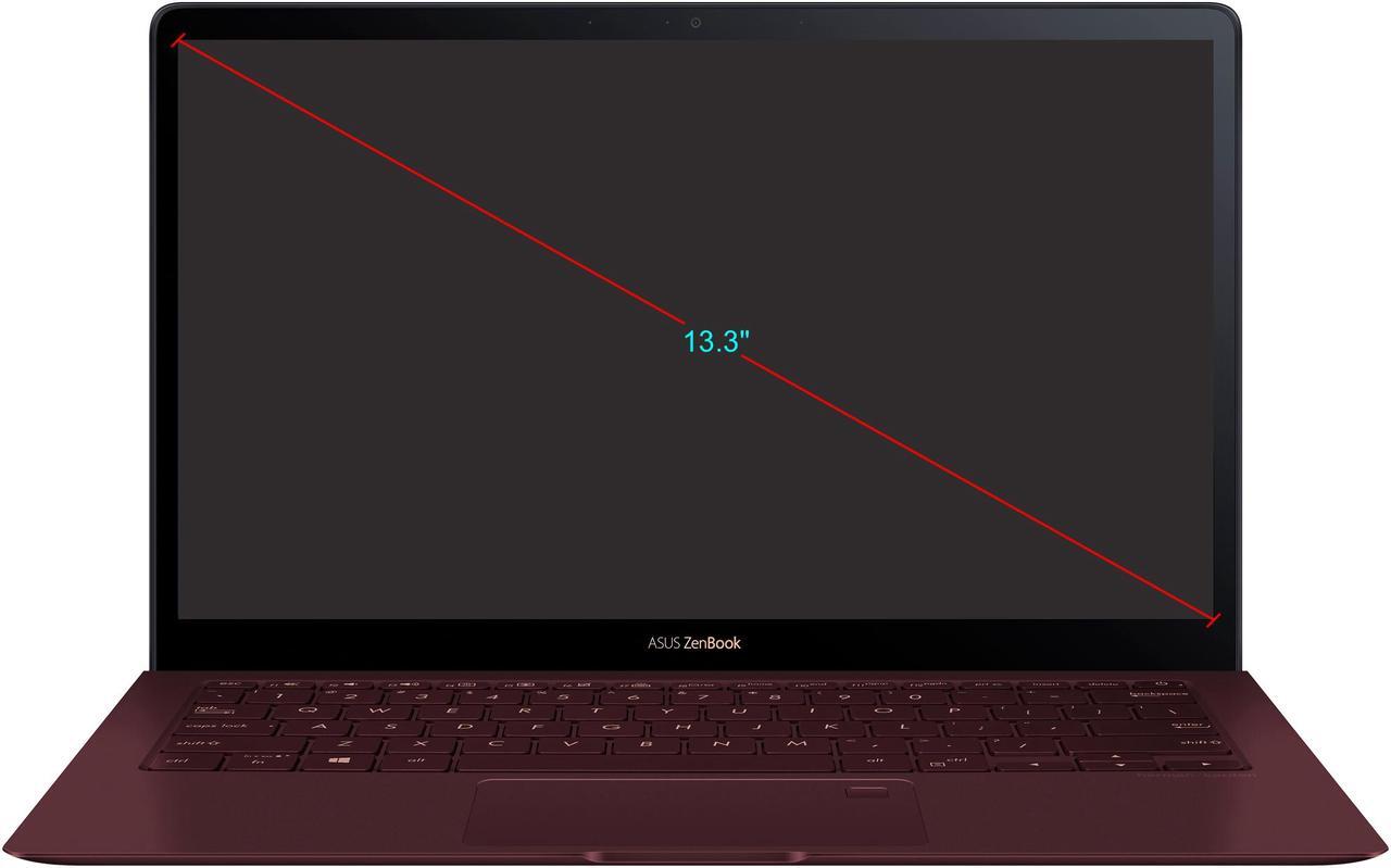 Alt view image 3 of 17 - ASUS ZenBook S UX391UA-XB71-R Ultra-thin and light 13.3-inch FHD Laptop, Intel Core i7-8550U, 8GB RAM, 256GB SATA SSD, Windows 10 Pro, FP Sensor, Thunderbolt, Burgundy Red