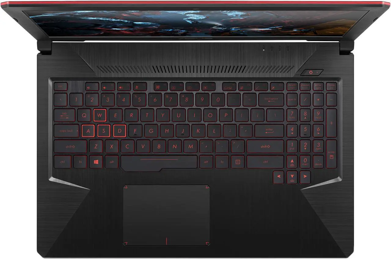 Alt view image 5 of 14 - ASUS TUF Gaming - 15.6" GeForce GTX 1050 Ti - Intel Core i7-8750H  - 8GB Memory - 256 GB SSD - Windows 10 Home 64-Bit - Gaming Laptop - IPS (FX504GE-ES72 )