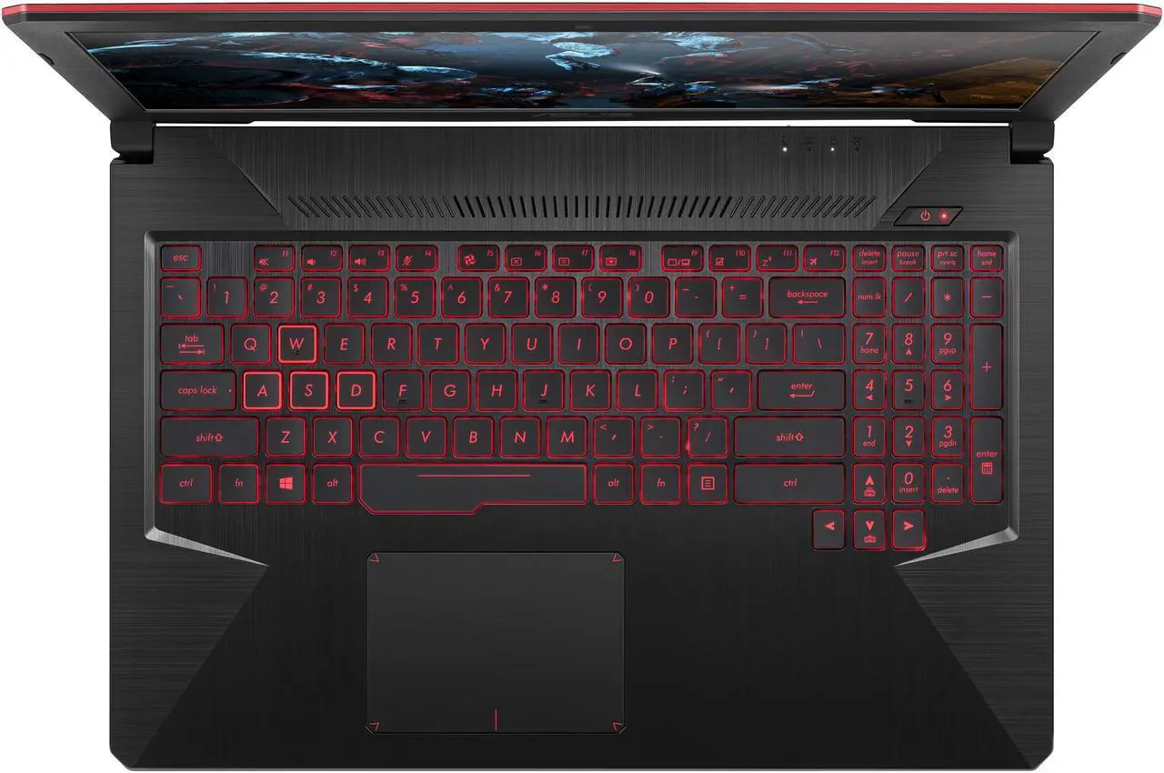 Alt view image 6 of 14 - ASUS TUF Gaming - 15.6" GeForce GTX 1050 Ti - Intel Core i7-8750H  - 8GB Memory - 256 GB SSD - Windows 10 Home 64-Bit - Gaming Laptop - IPS (FX504GE-ES72 )