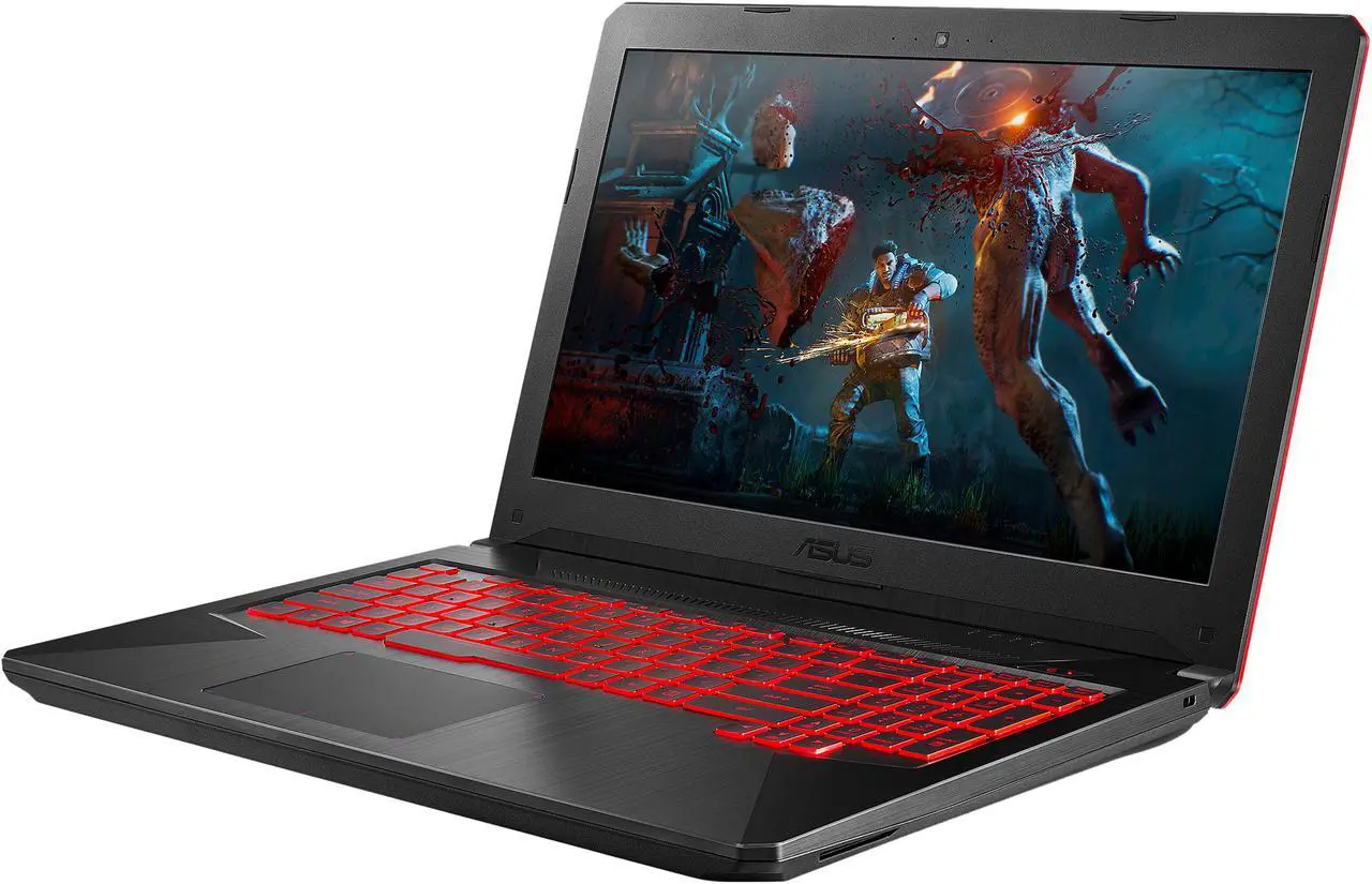 Main image of ASUS TUF Gaming - 15.6" GeForce GTX 1050 Ti - Intel Core i7-8750H  - 8GB Memory - 256 GB SSD - Windows 10 Home 64-Bit - Gaming Laptop - IPS (FX504GE-ES72 )