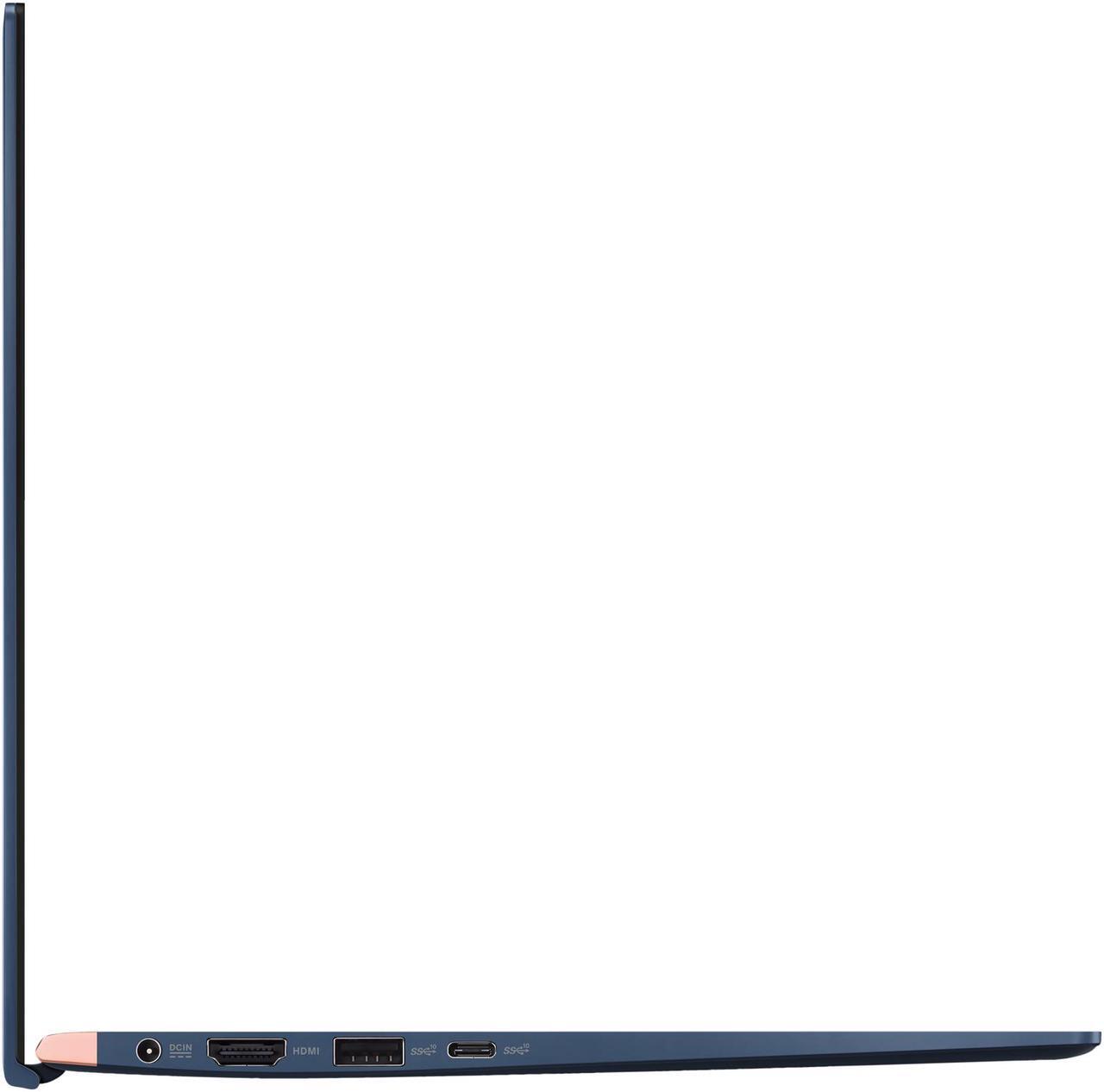 Alt view image 9 of 18 - ASUS ZenBook 14" Intel Core Whiskey Lake i7-8565U Processor, 16 GB LPDDR3, 512 GB PCIe SSD, Backlit KB, NumberPad, FHD Nano-Edge Bezel Windows 10 - UX433FA-DH74, Royal Blue