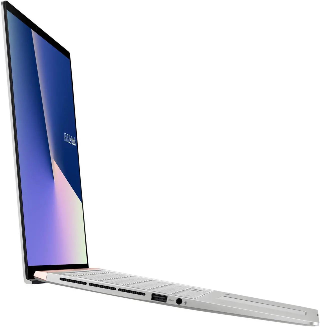 Alt view image 3 of 18 - ASUS ZenBook UX533 Ultra Slim Compact Laptop, 15.6" FHD 4-Way NanoEdge, Intel Core i7-8565U, 16GB DDR4, 1TB PCIe SSD, GeForce GTX 1050, IR Camera, TPM, Windows 10 Pro, Icicle Silver, UX533FD-NS76 Newegg Exclusive