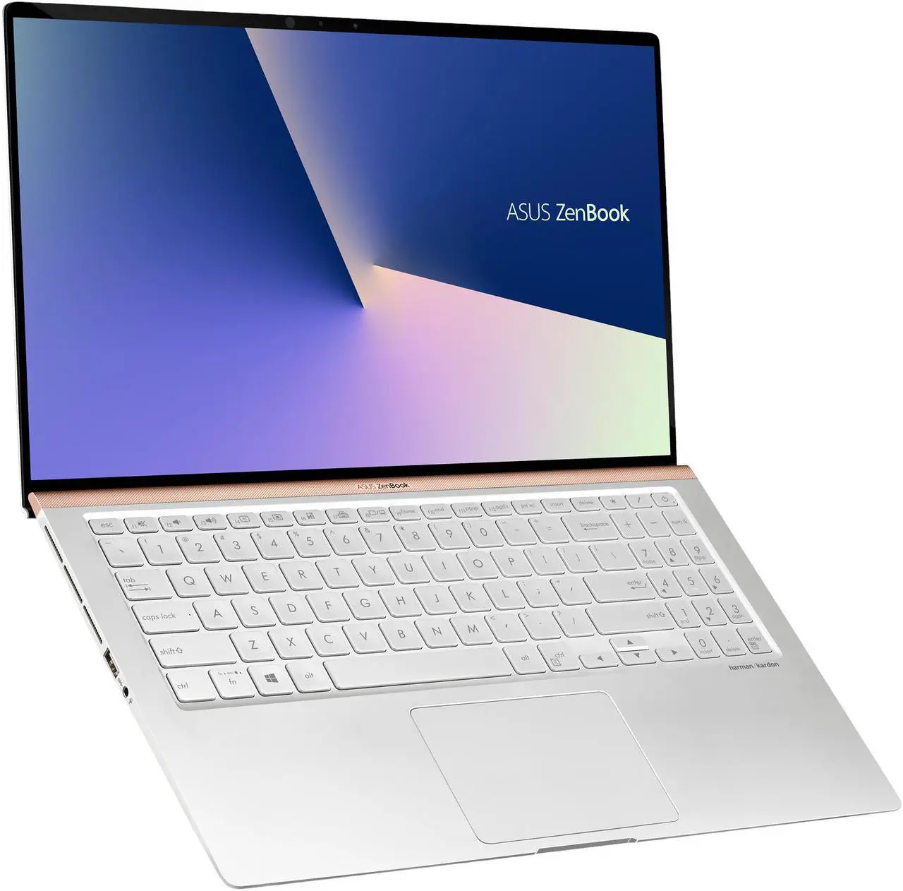 Alt view image 4 of 18 - ASUS ZenBook UX533 Ultra Slim Compact Laptop, 15.6" FHD 4-Way NanoEdge, Intel Core i7-8565U, 16GB DDR4, 1TB PCIe SSD, GeForce GTX 1050, IR Camera, TPM, Windows 10 Pro, Icicle Silver, UX533FD-NS76 Newegg Exclusive