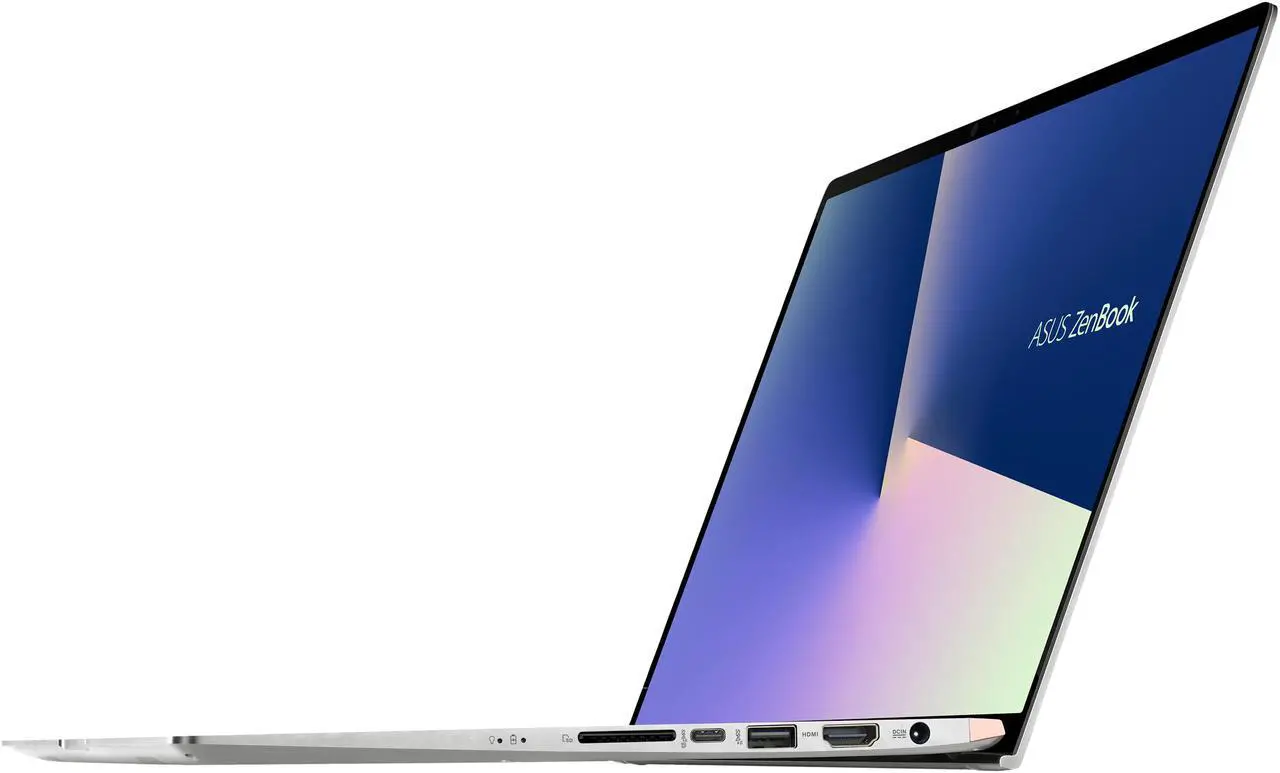 Alt view image 5 of 18 - ASUS ZenBook UX533 Ultra Slim Compact Laptop, 15.6" FHD 4-Way NanoEdge, Intel Core i7-8565U, 16GB DDR4, 1TB PCIe SSD, GeForce GTX 1050, IR Camera, TPM, Windows 10 Pro, Icicle Silver, UX533FD-NS76 Newegg Exclusive