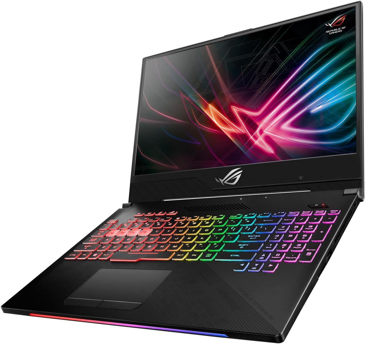 Alt view image 4 of 19 - ASUS ROG Strix Hero II Gaming Laptop, 15.6" 144 Hz IPS-Type Full HD, NVIDIA GeForce RTX 2060 6 GB, Intel Core i7-8750H Processor, 16 GB DDR4 RAM, 512 GB PCIe NVMe SSD, RGB KB, Windows 10 - GL504GV-DS74