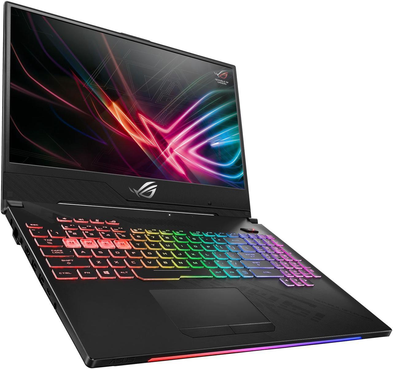 Alt view image 5 of 19 - ASUS ROG Strix Hero II Gaming Laptop, 15.6" 144 Hz IPS-Type Full HD, NVIDIA GeForce RTX 2060 6 GB, Intel Core i7-8750H Processor, 16 GB DDR4 RAM, 512 GB PCIe NVMe SSD, RGB KB, Windows 10 - GL504GV-DS74