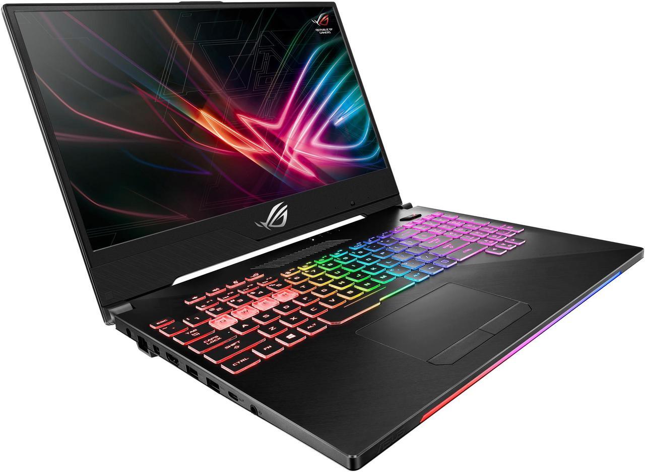 Alt view image 3 of 19 - ASUS ROG Strix Hero II Gaming Laptop, 15.6" 144 Hz IPS-Type Full HD, NVIDIA GeForce RTX 2060 6 GB, Intel Core i7-8750H Processor, 16 GB DDR4 RAM, 512 GB PCIe NVMe SSD, RGB KB, Windows 10 - GL504GV-DS74