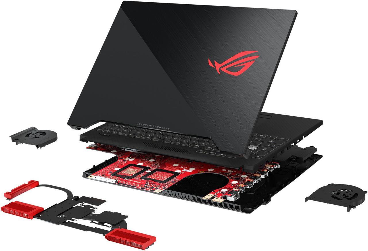 Alt view image 13 of 19 - ASUS ROG Strix Hero II Gaming Laptop, 15.6" 144 Hz IPS-Type Full HD, NVIDIA GeForce RTX 2060 6 GB, Intel Core i7-8750H Processor, 16 GB DDR4 RAM, 512 GB PCIe NVMe SSD, RGB KB, Windows 10 - GL504GV-DS74