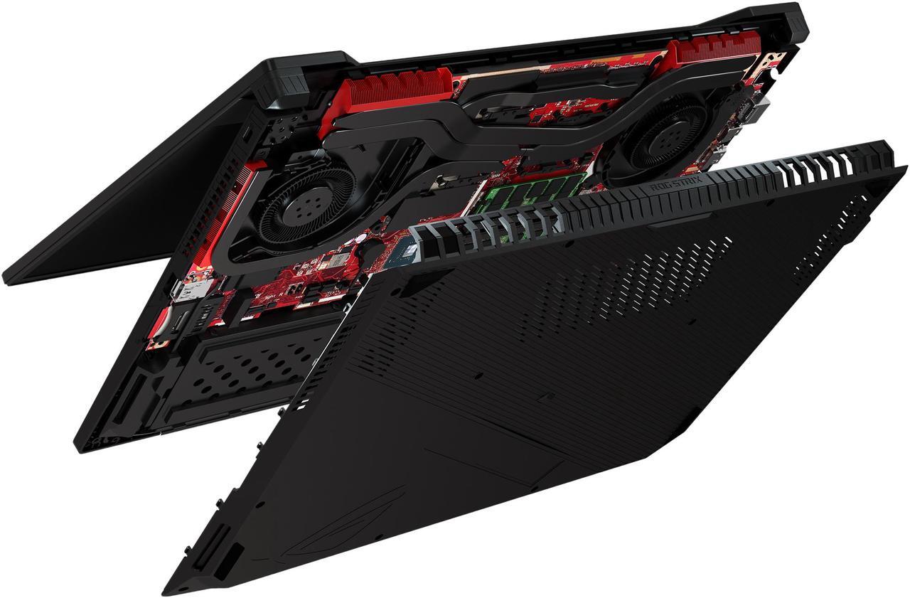Alt view image 14 of 19 - ASUS ROG Strix Hero II Gaming Laptop, 15.6" 144 Hz IPS-Type Full HD, NVIDIA GeForce RTX 2060 6 GB, Intel Core i7-8750H Processor, 16 GB DDR4 RAM, 512 GB PCIe NVMe SSD, RGB KB, Windows 10 - GL504GV-DS74
