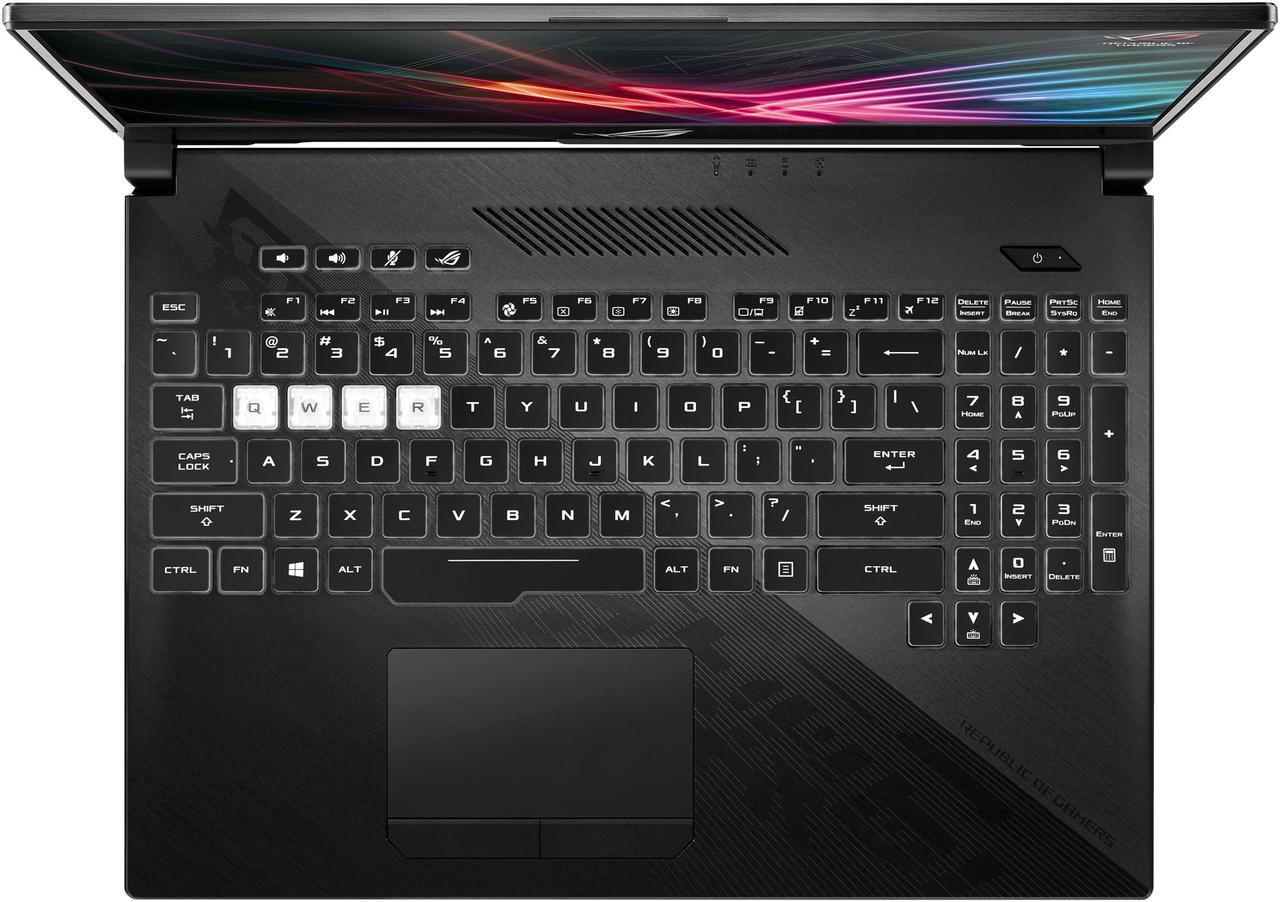 Alt view image 6 of 19 - ASUS ROG Strix Hero II Gaming Laptop, 15.6" 144 Hz IPS-Type Full HD, NVIDIA GeForce RTX 2060 6 GB, Intel Core i7-8750H Processor, 16 GB DDR4 RAM, 512 GB PCIe NVMe SSD, RGB KB, Windows 10 - GL504GV-DS74