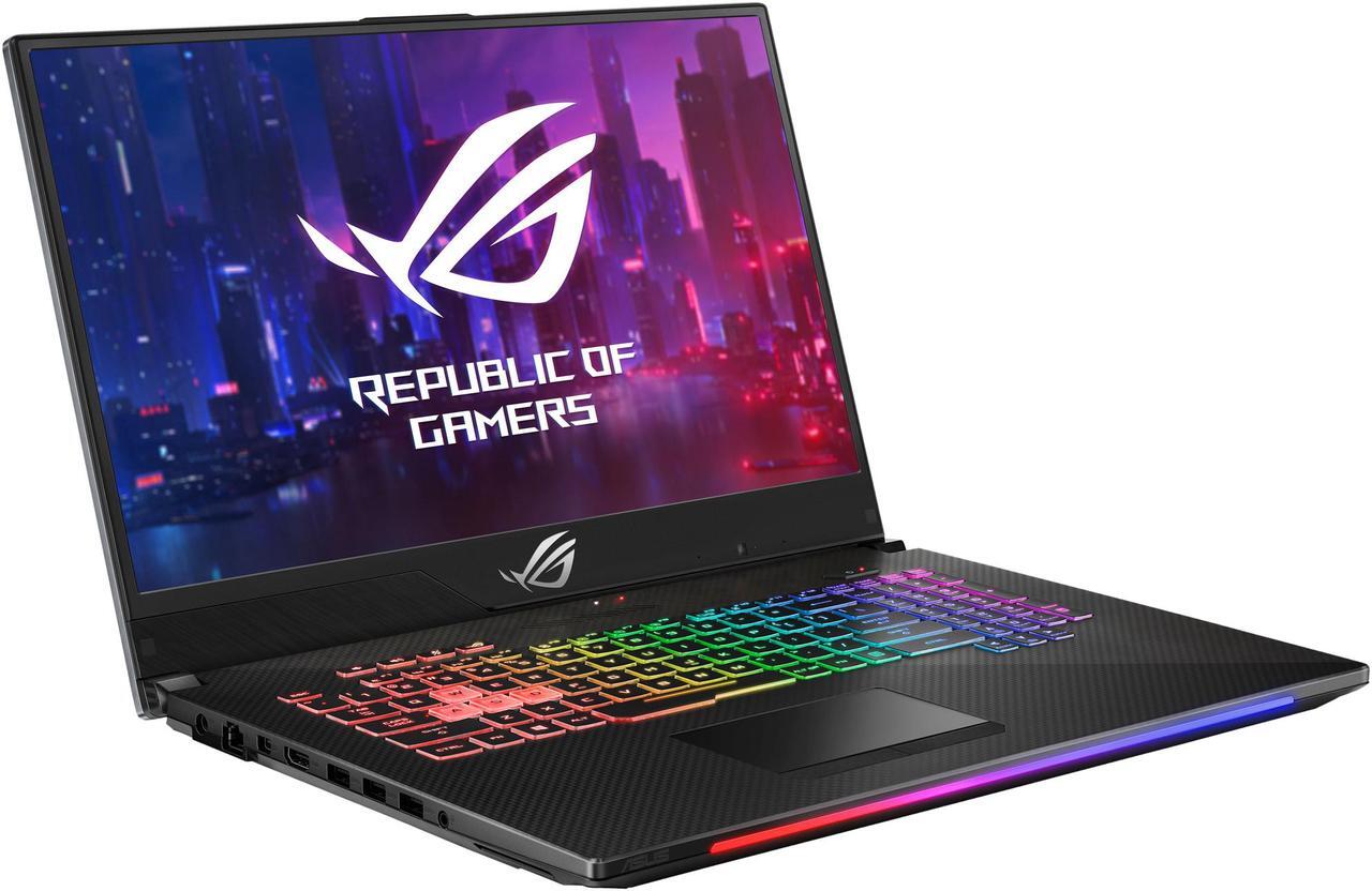 Alt view image 3 of 15 - ASUS ROG Strix SCAR II Gaming Laptop, 17.3” 144Hz IPS-Type FHD, NVIDIA GeForce RTX 2070 8GB, Intel Core i7-8750H CPU, 16GB DDR4 RAM, 512GB PCIe SSD + 1TB SSHD, RGB KB, Windows 10 - GL704GW-DS76