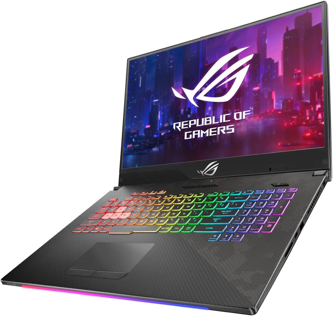 Alt view image 4 of 15 - ASUS ROG Strix SCAR II Gaming Laptop, 17.3” 144Hz IPS-Type FHD, NVIDIA GeForce RTX 2070 8GB, Intel Core i7-8750H CPU, 16GB DDR4 RAM, 512GB PCIe SSD + 1TB SSHD, RGB KB, Windows 10 - GL704GW-DS76