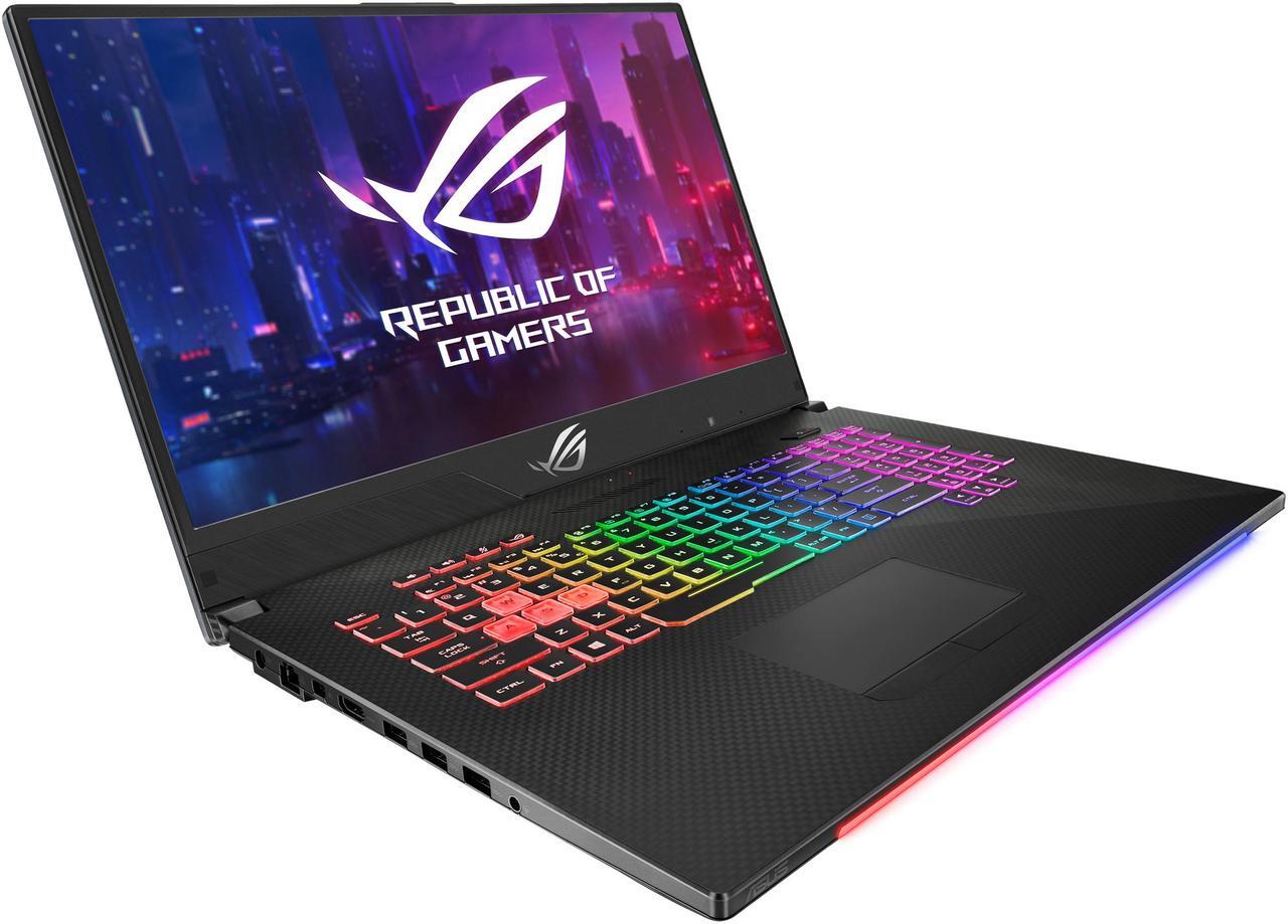 Alt view image 5 of 15 - ASUS ROG Strix SCAR II Gaming Laptop, 17.3” 144Hz IPS-Type FHD, NVIDIA GeForce RTX 2070 8GB, Intel Core i7-8750H CPU, 16GB DDR4 RAM, 512GB PCIe SSD + 1TB SSHD, RGB KB, Windows 10 - GL704GW-DS76