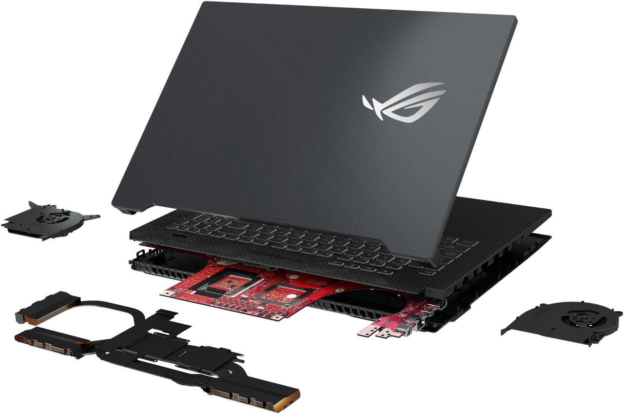 Alt view image 12 of 15 - ASUS ROG Strix SCAR II Gaming Laptop, 17.3” 144Hz IPS-Type FHD, NVIDIA GeForce RTX 2070 8GB, Intel Core i7-8750H CPU, 16GB DDR4 RAM, 512GB PCIe SSD + 1TB SSHD, RGB KB, Windows 10 - GL704GW-DS76