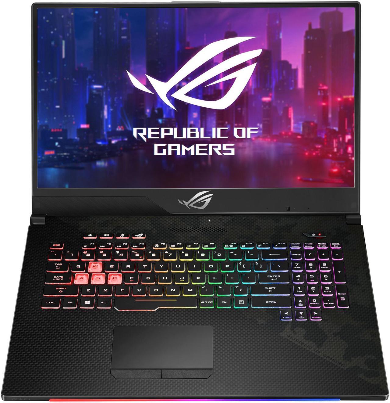 Alt view image 6 of 15 - ASUS ROG Strix SCAR II Gaming Laptop, 17.3” 144Hz IPS-Type FHD, NVIDIA GeForce RTX 2070 8GB, Intel Core i7-8750H CPU, 16GB DDR4 RAM, 512GB PCIe SSD + 1TB SSHD, RGB KB, Windows 10 - GL704GW-DS76