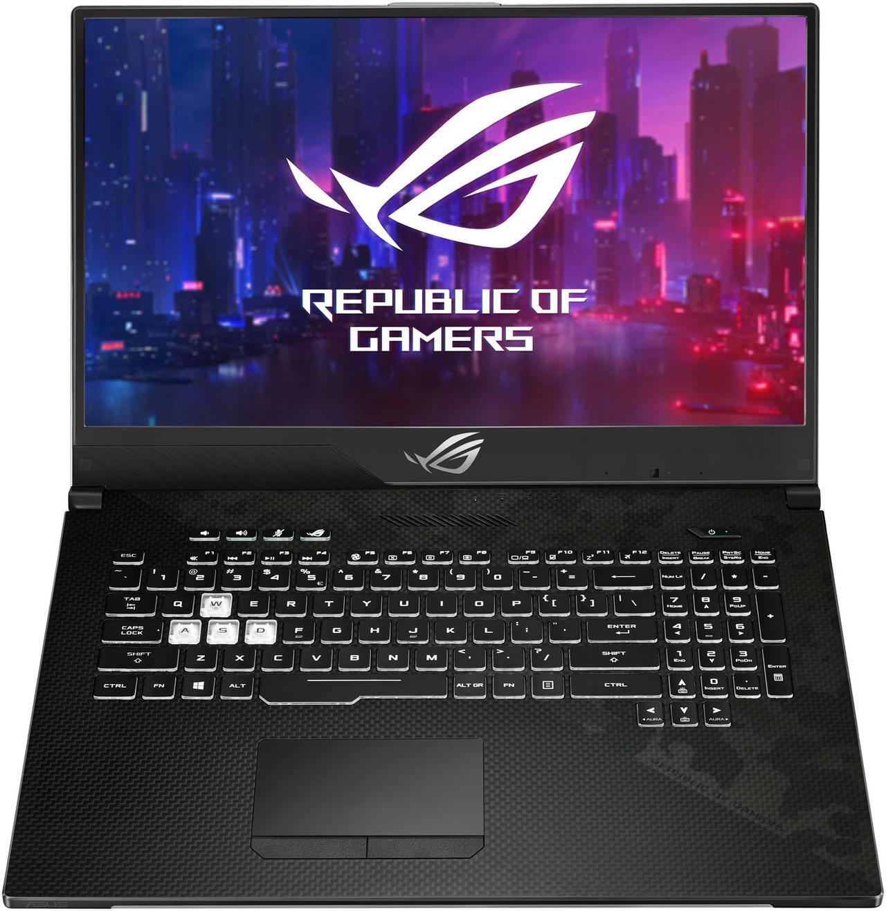 Alt view image 7 of 15 - ASUS ROG Strix SCAR II Gaming Laptop, 17.3” 144Hz IPS-Type FHD, NVIDIA GeForce RTX 2070 8GB, Intel Core i7-8750H CPU, 16GB DDR4 RAM, 512GB PCIe SSD + 1TB SSHD, RGB KB, Windows 10 - GL704GW-DS76